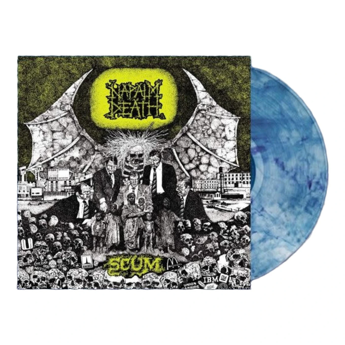Napalm Death Scum (Blue) Vinyl Record