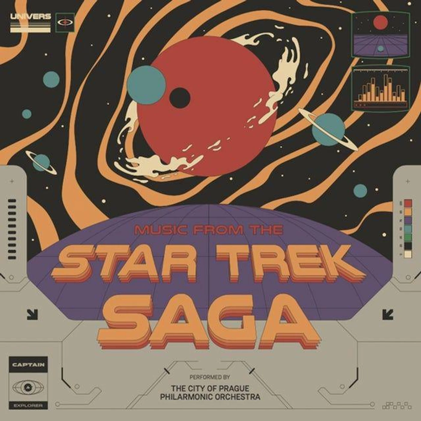 The City of Prague Philharmonic Orchestra Star Trek (Blue Vinyl Record)