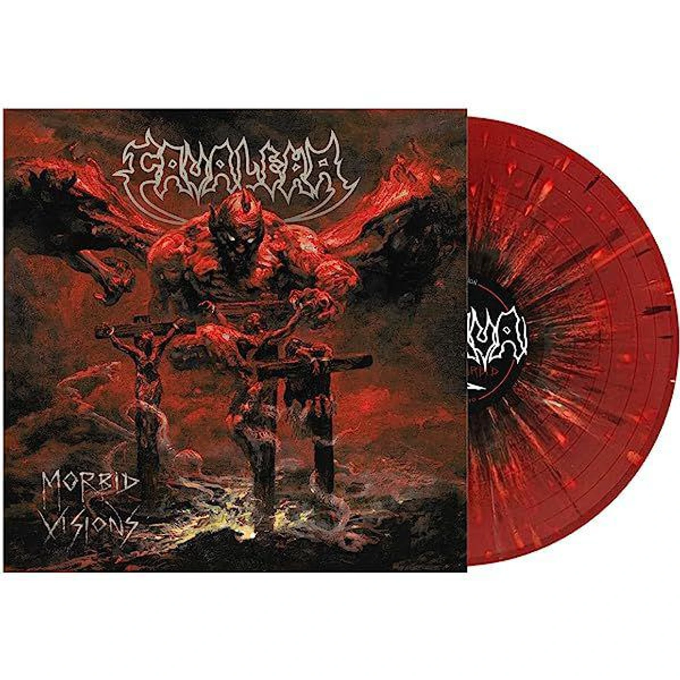 Cavalera Conspiracy Morbid Visions (Red Black White Splatter Vinyl Record)