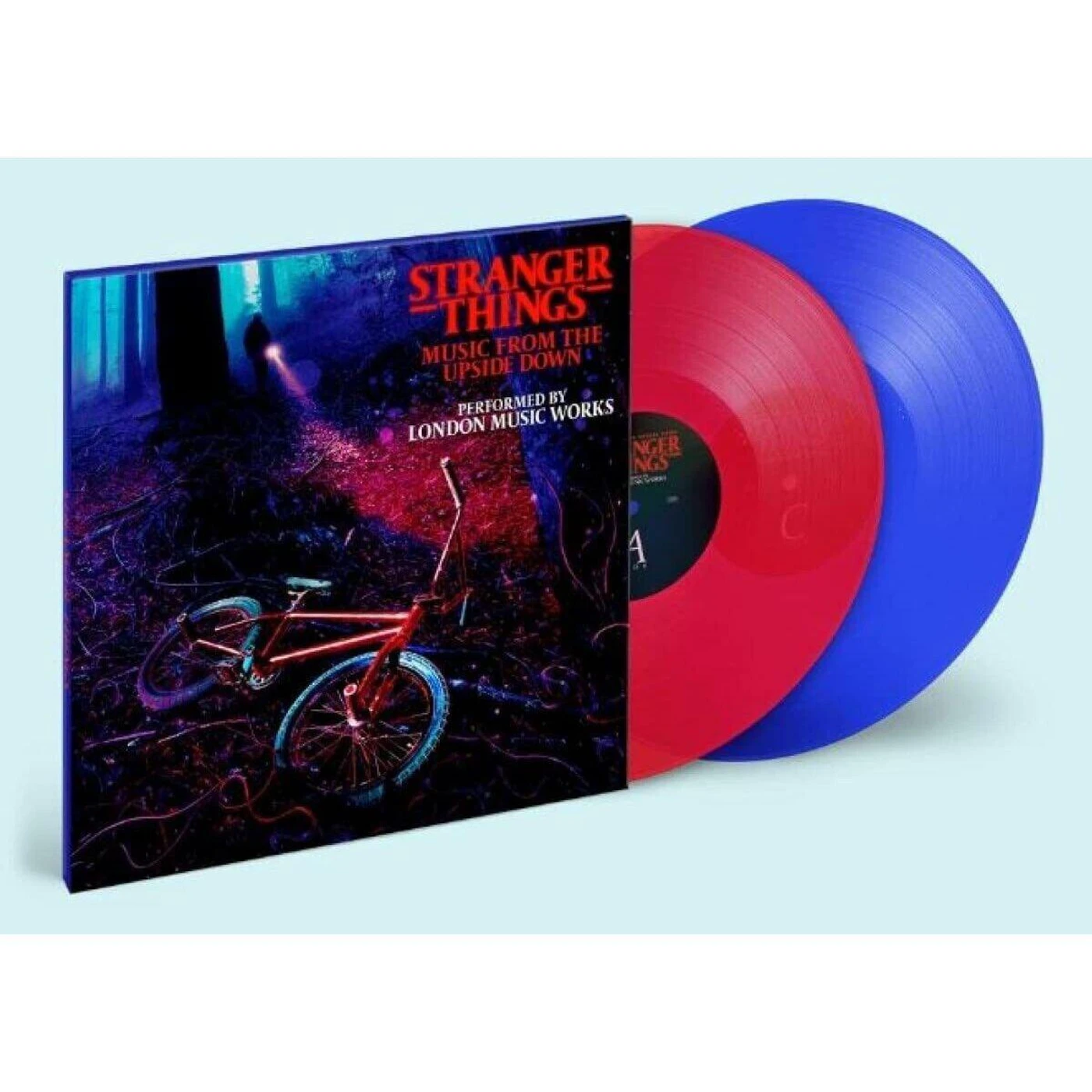 London Music Works Stranger Things Original Soundtrack (Red & Blue Vinyl Record)
