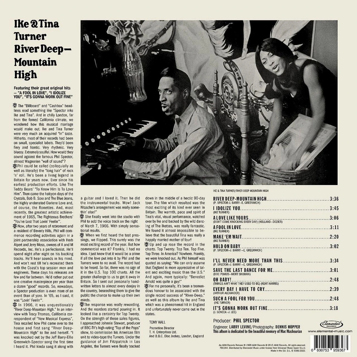 Ike & Tina Turner RIVER DEEP - MOUNTAIN HIGH Vinyl Record