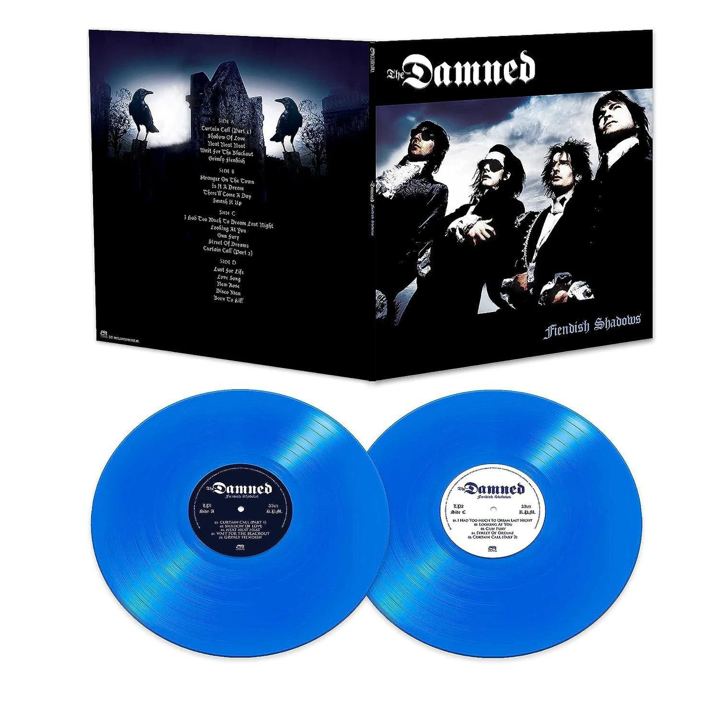 The Damned Fiendish Shadows (Blue/2LP) Vinyl Record