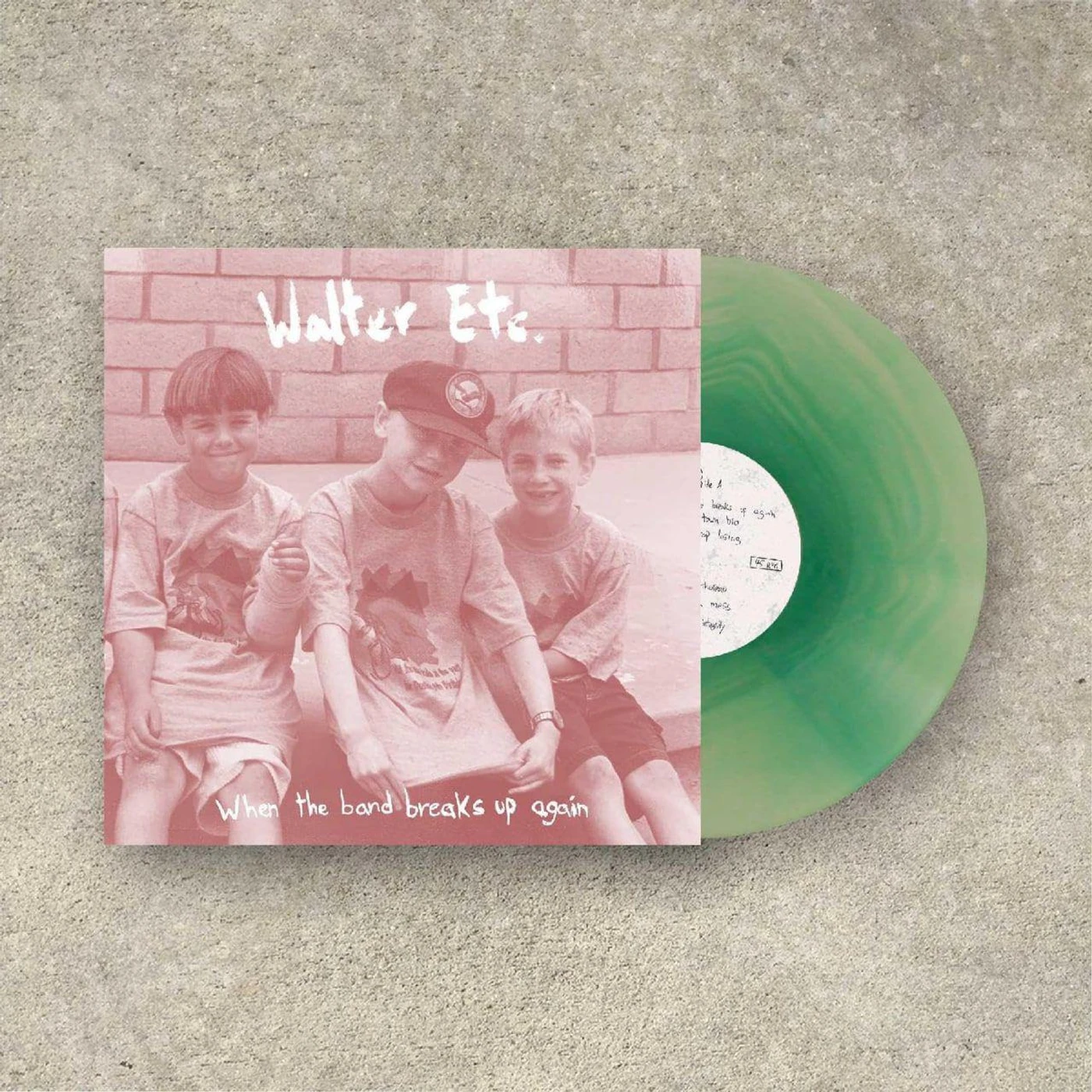 Walter Etc. When The Band Breaks Up Again (Clear Teal) Vinyl Record