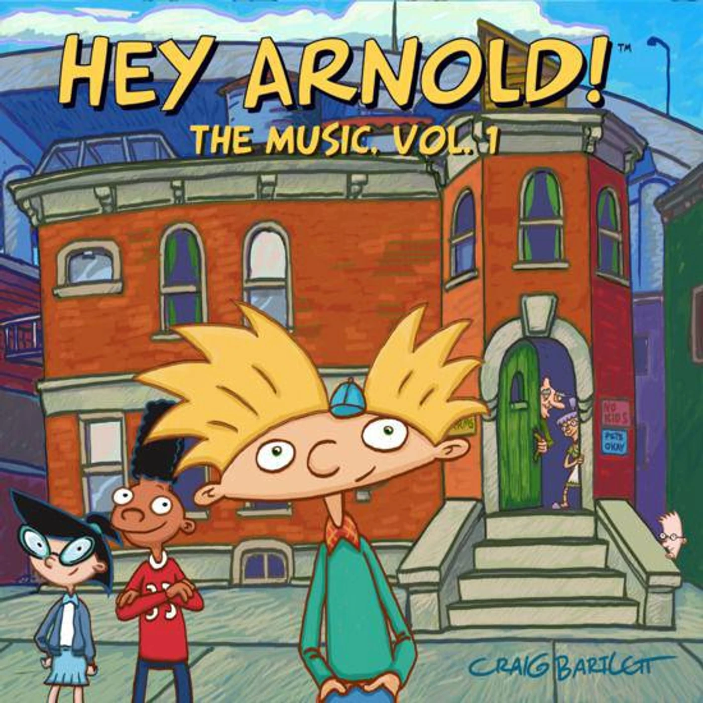 Jim Lang Hey Arnold! The Music, Vol. 1 (Black & Yellow Split Vinyl Record)