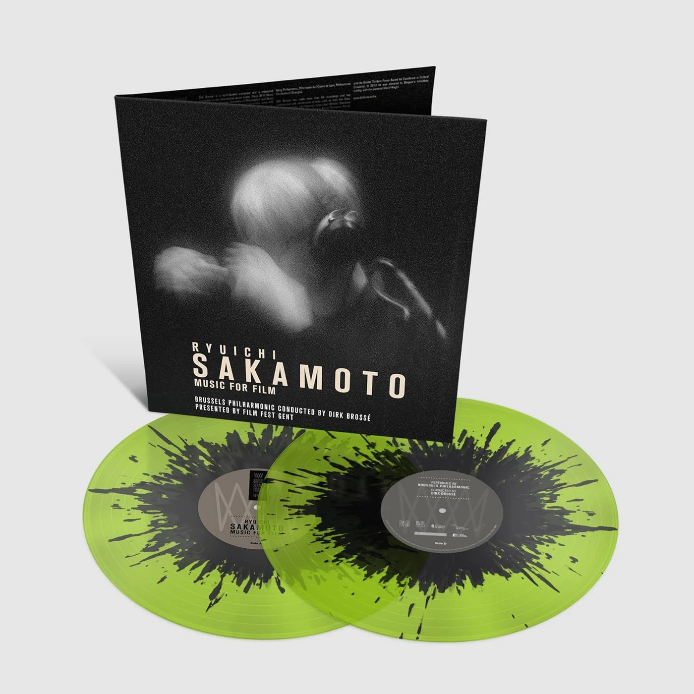 Ryuichi Sakamoto Music For Film (2LP/Lime Green & Black Splatter) Vinyl Record