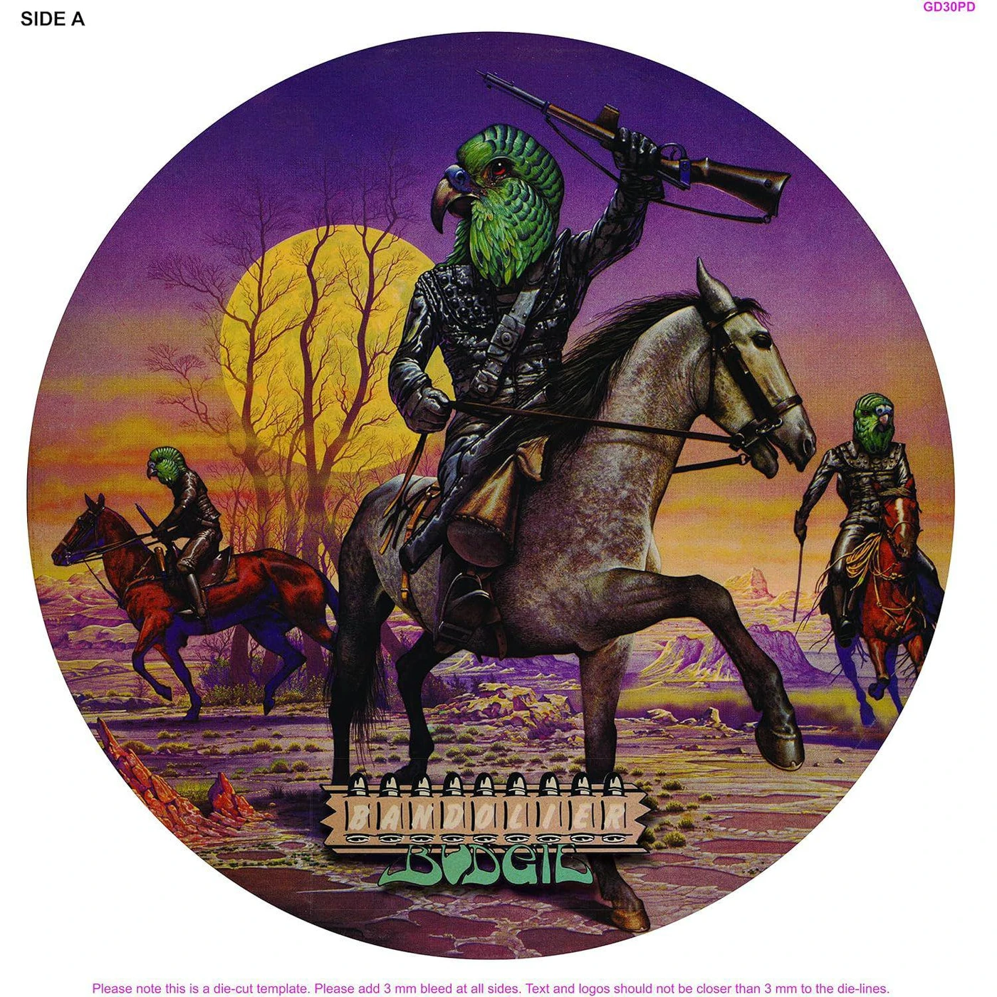 Budgie Bandolier (Picture Disc) Vinyl Record