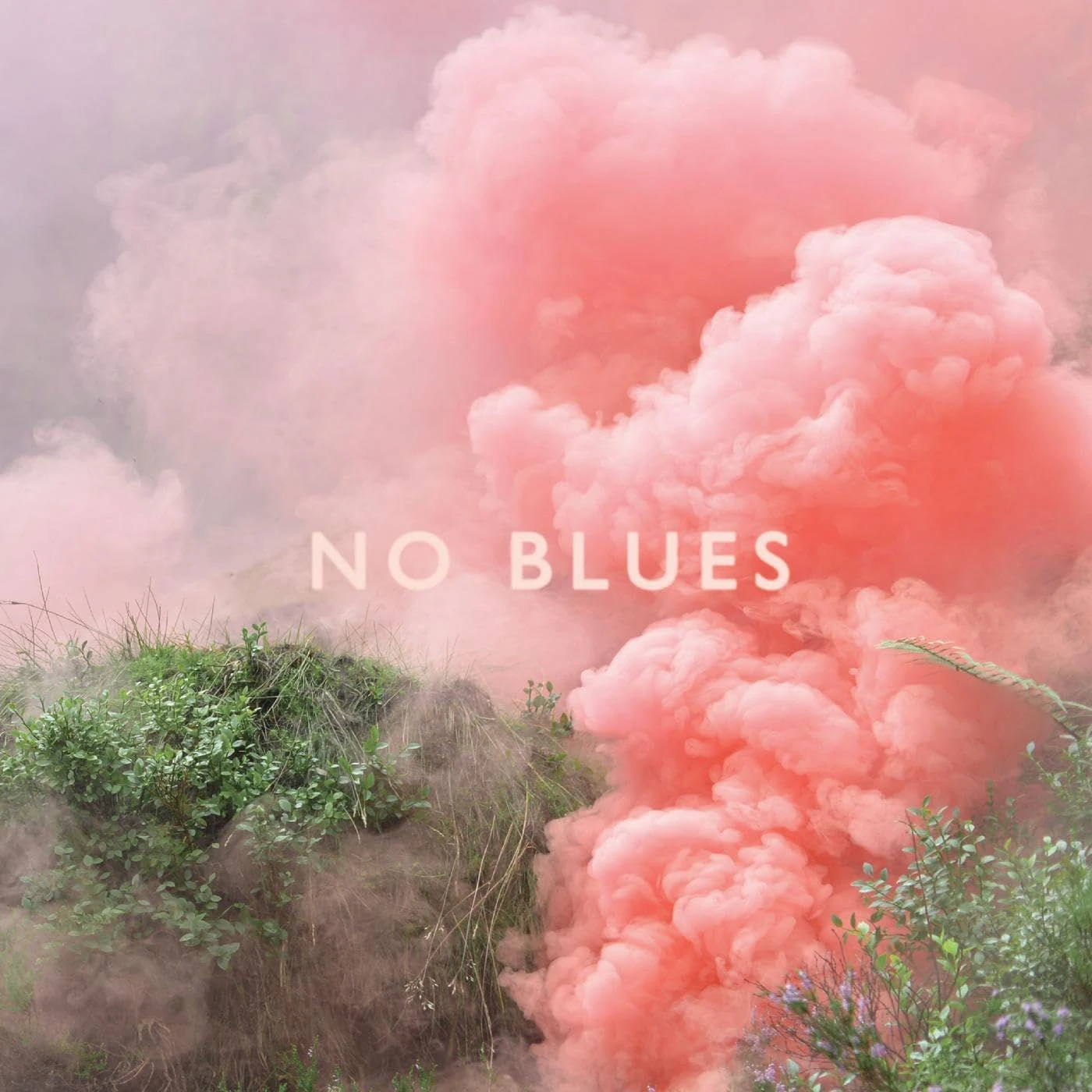Los Campesinos! NO BLUES (TRANSPARENT GREEN W/ PINK SPLATTER VINYL) Vinyl Record