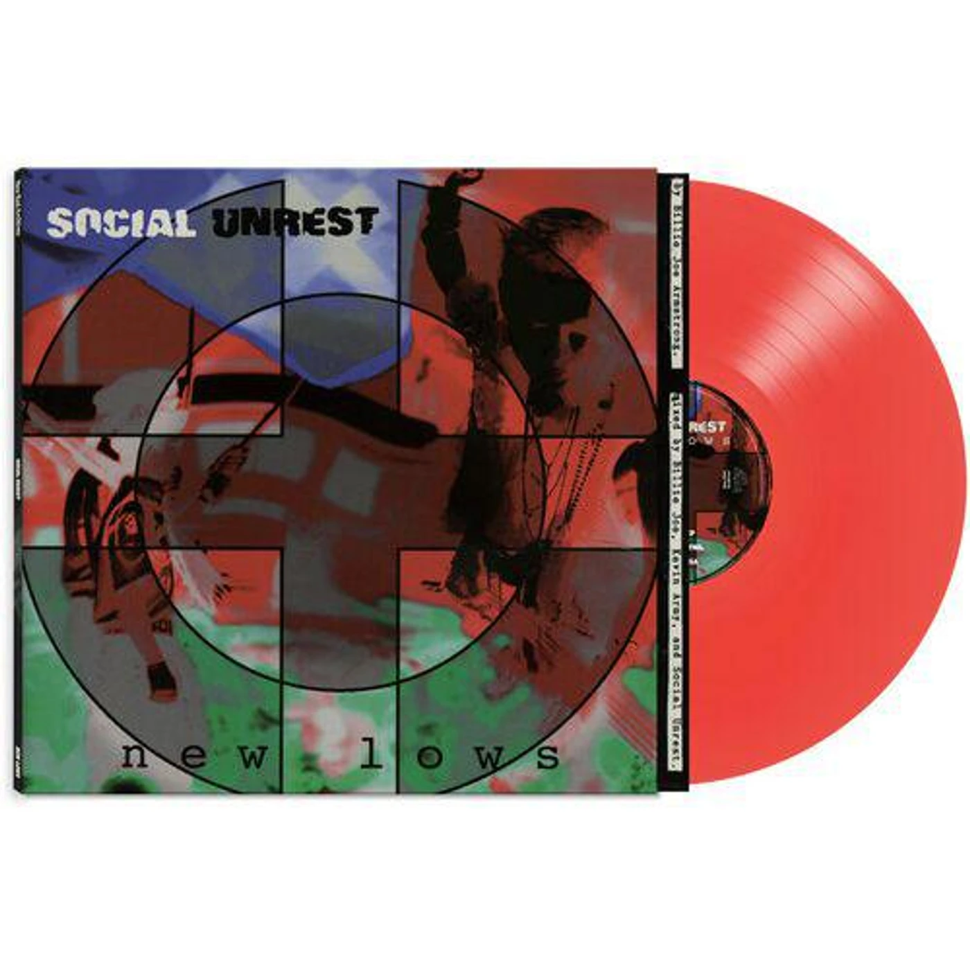 Social Unrest New Lows (Red) Vinyl Record