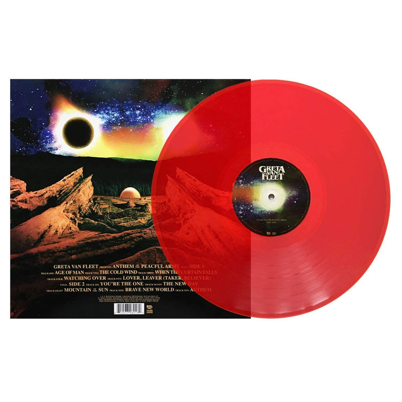 Greta Van Fleet Anthem Of The Peaceful Army (Red) Vinyl Record