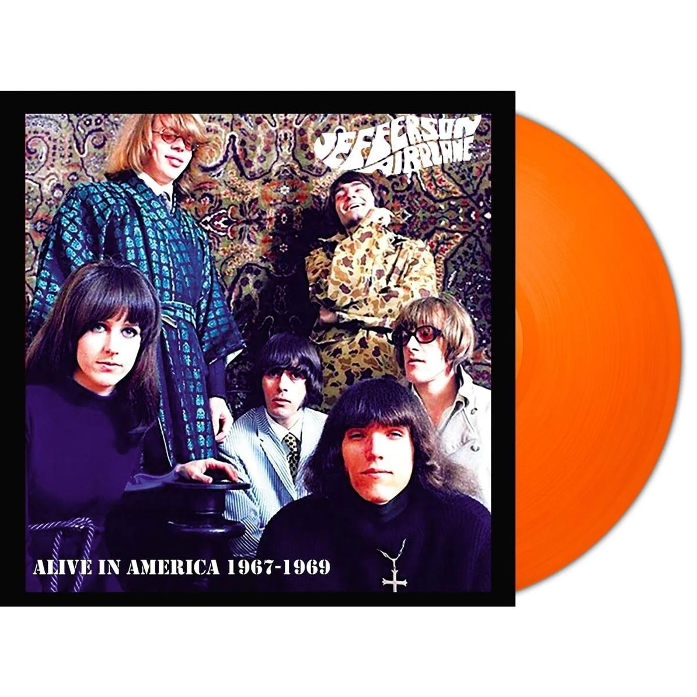 Jefferson Airplane ALIVE IN AMERICA 1967-1969 (ORANGE VINYL/2LP) Vinyl Record