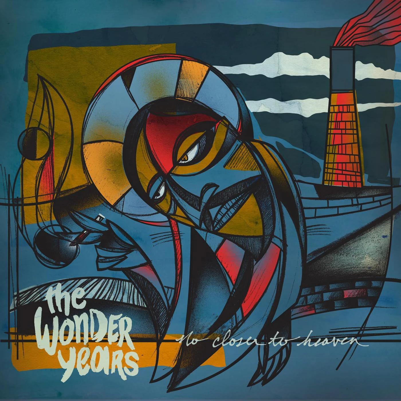 The Wonder Years No Closer To Heaven (Clear W/ Blue Splatter/2LP) Vinyl Record