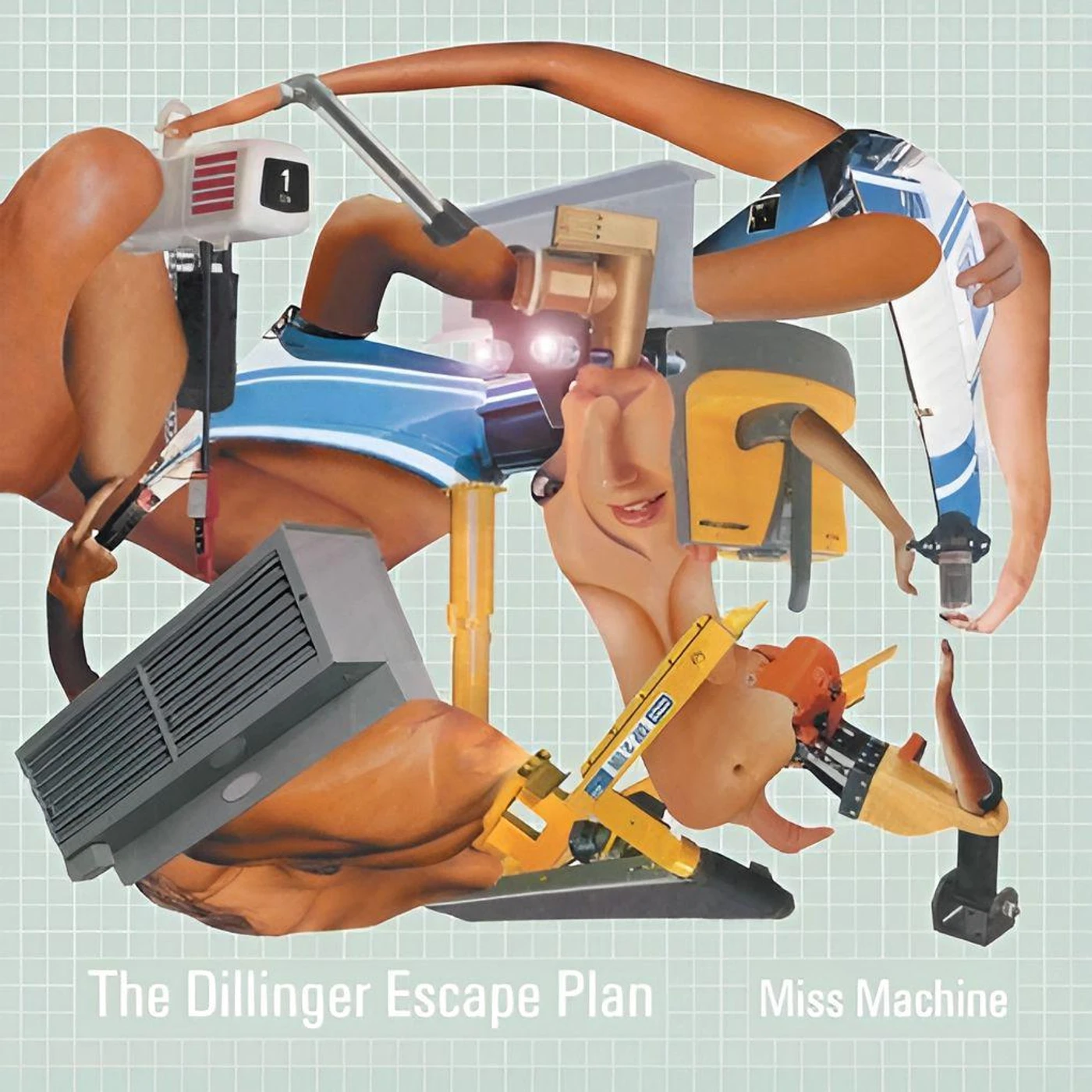 The Dillinger Escape Plan Miss Machine ((Green, White, Silver With Mustard, Blue, White Splatter)) Vinyl Record