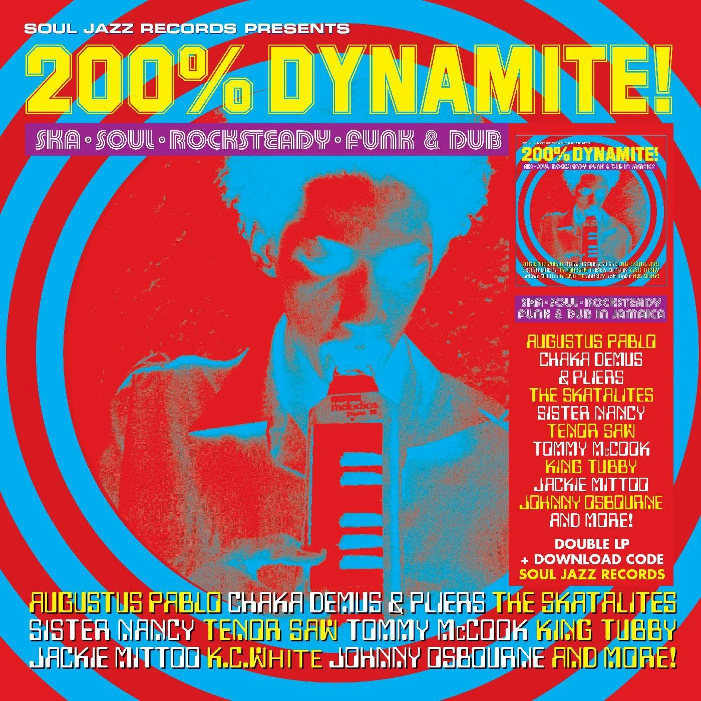 Soul Jazz Records Presents 200% Dynamite! Ska, Soul, Rocksteady, Funk & Dub In Jamaica (2lp) Vinyl Record
