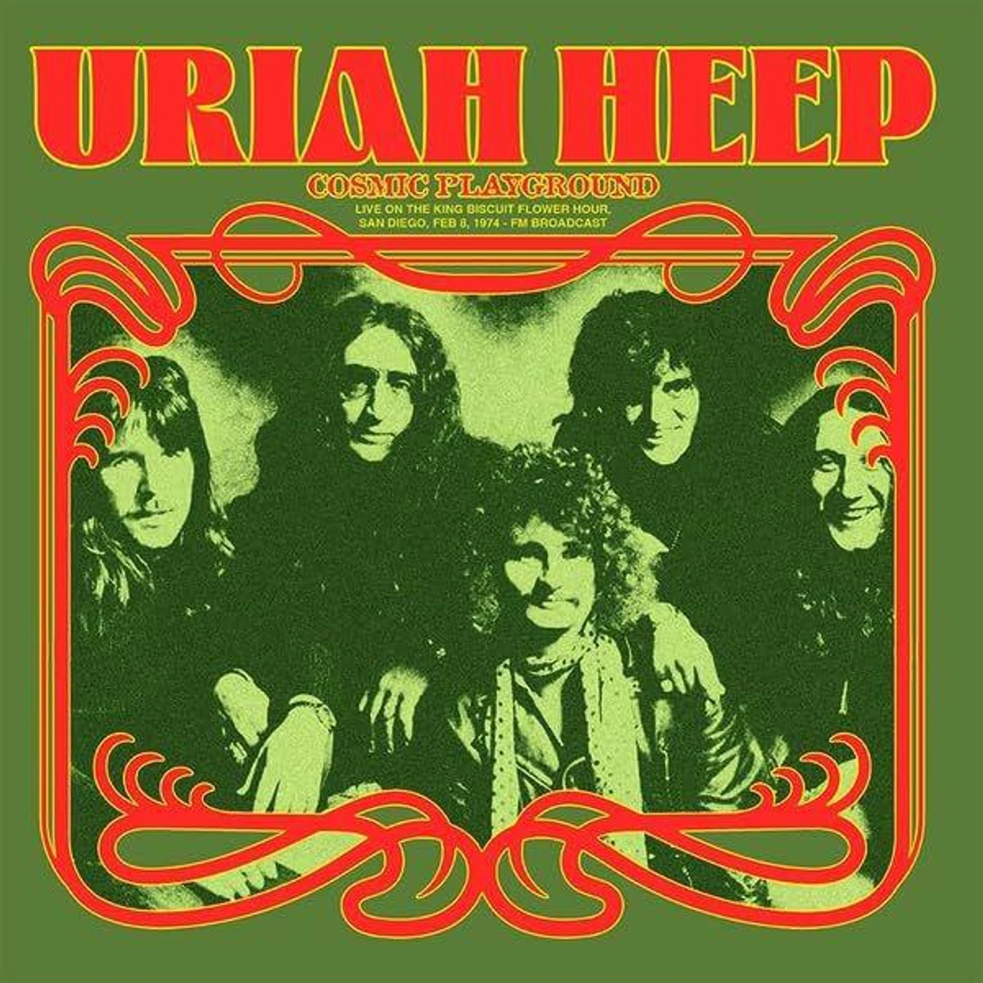 Uriah Heep Cosmic Playground: Live On The King Biscuit Flower Hour, San Diego, Feb 8, 1974 (Green) Vinyl Record