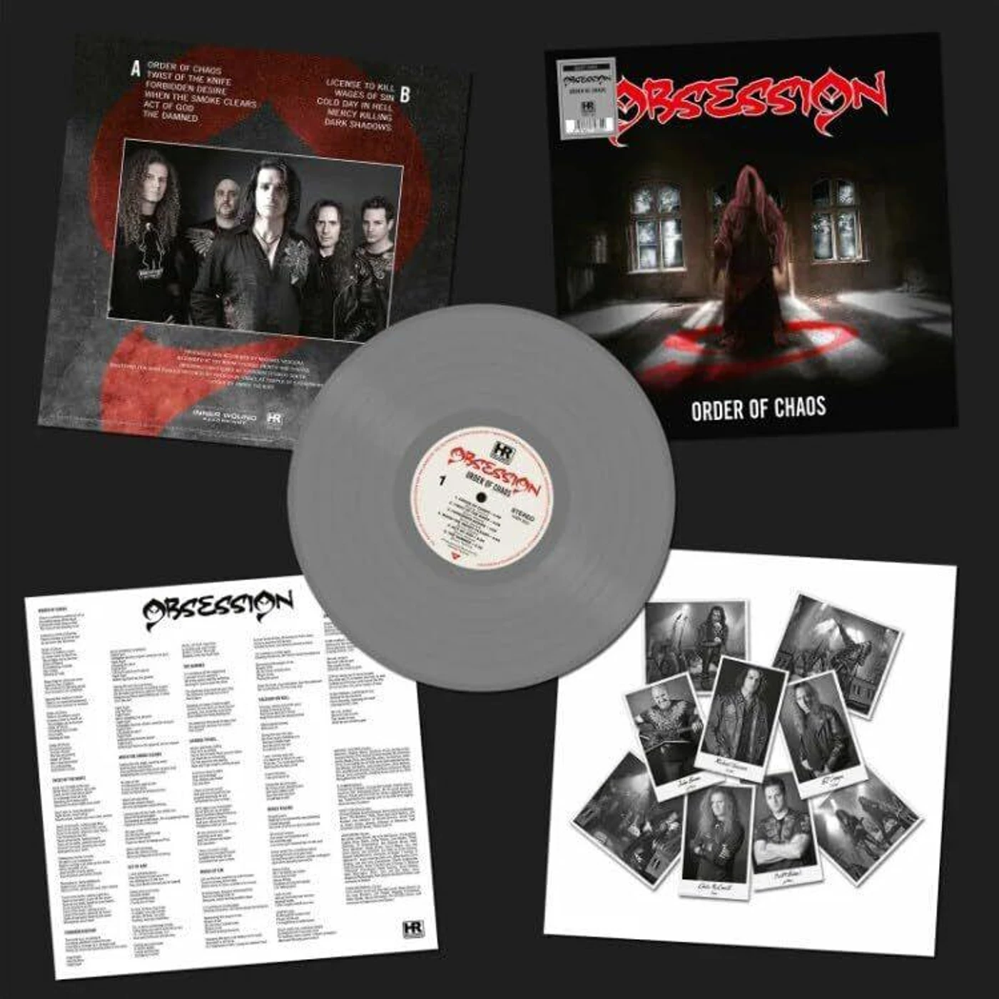 Obsession Order Of Chaos (Gray) Vinyl Record