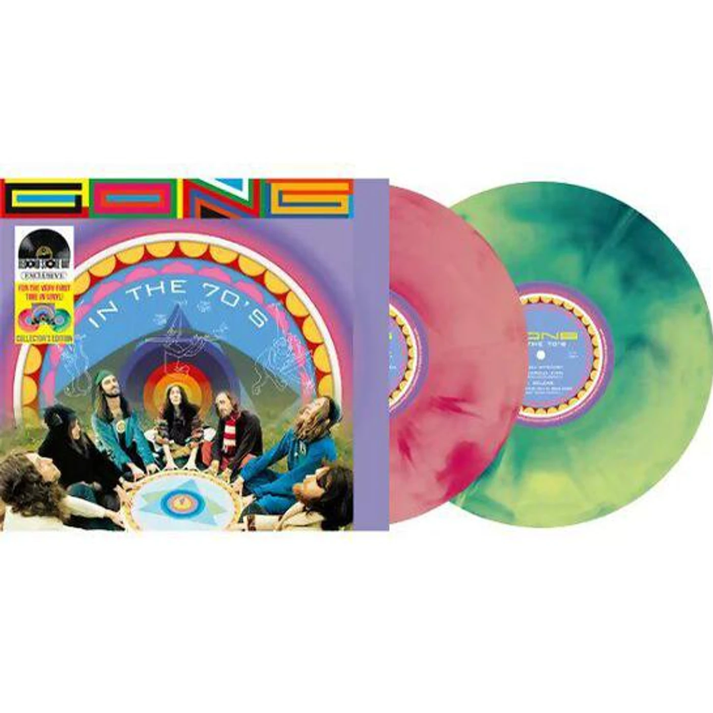 Gong In The 70's (Deluxe/2LP/1-purple & Pink/2-blue & Yellow Vinyl) (RSD) Vinyl Record