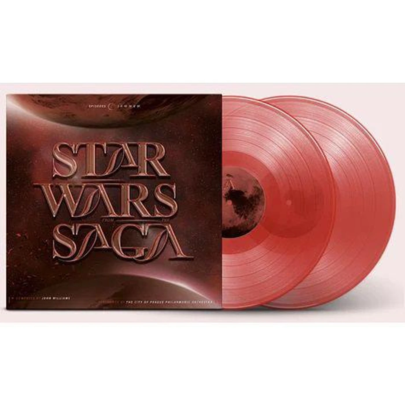 The City of Prague Philharmonic Orchestra STAR WARS SAGA (RED VINYL/2LP) Vinyl Record