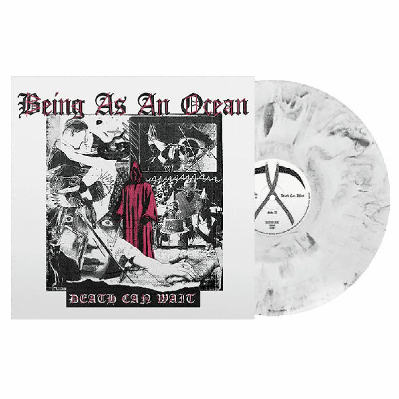 Being As An Ocean Death Can Wait (White/Black Marble) Vinyl Record