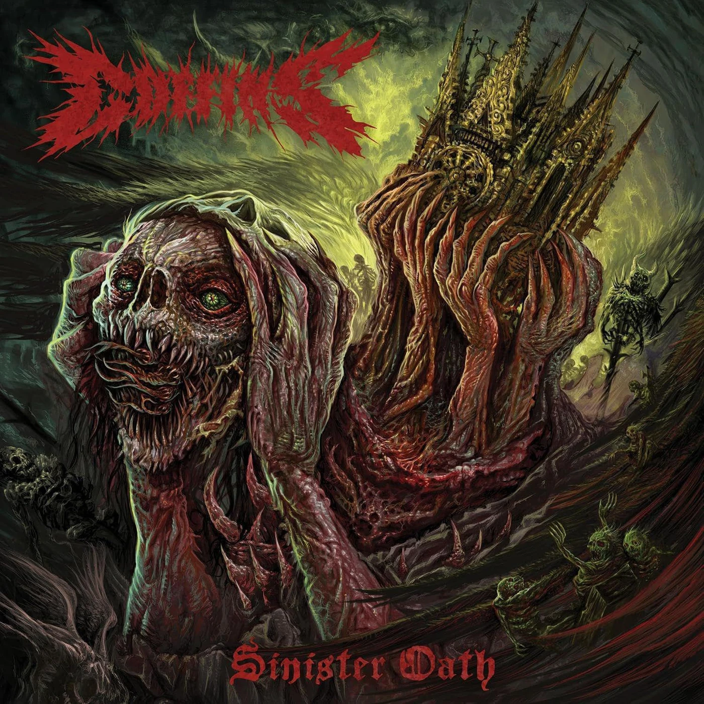 Coffins Sinister Oath (Oxblood) Vinyl Record
