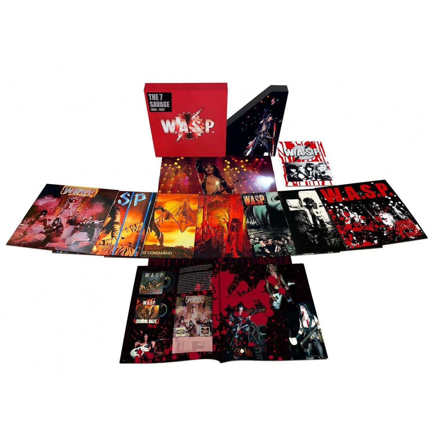 W.A.S.P. 7 Savage: 1984-1992 (The Second Edition) (8lp) Vinyl Record