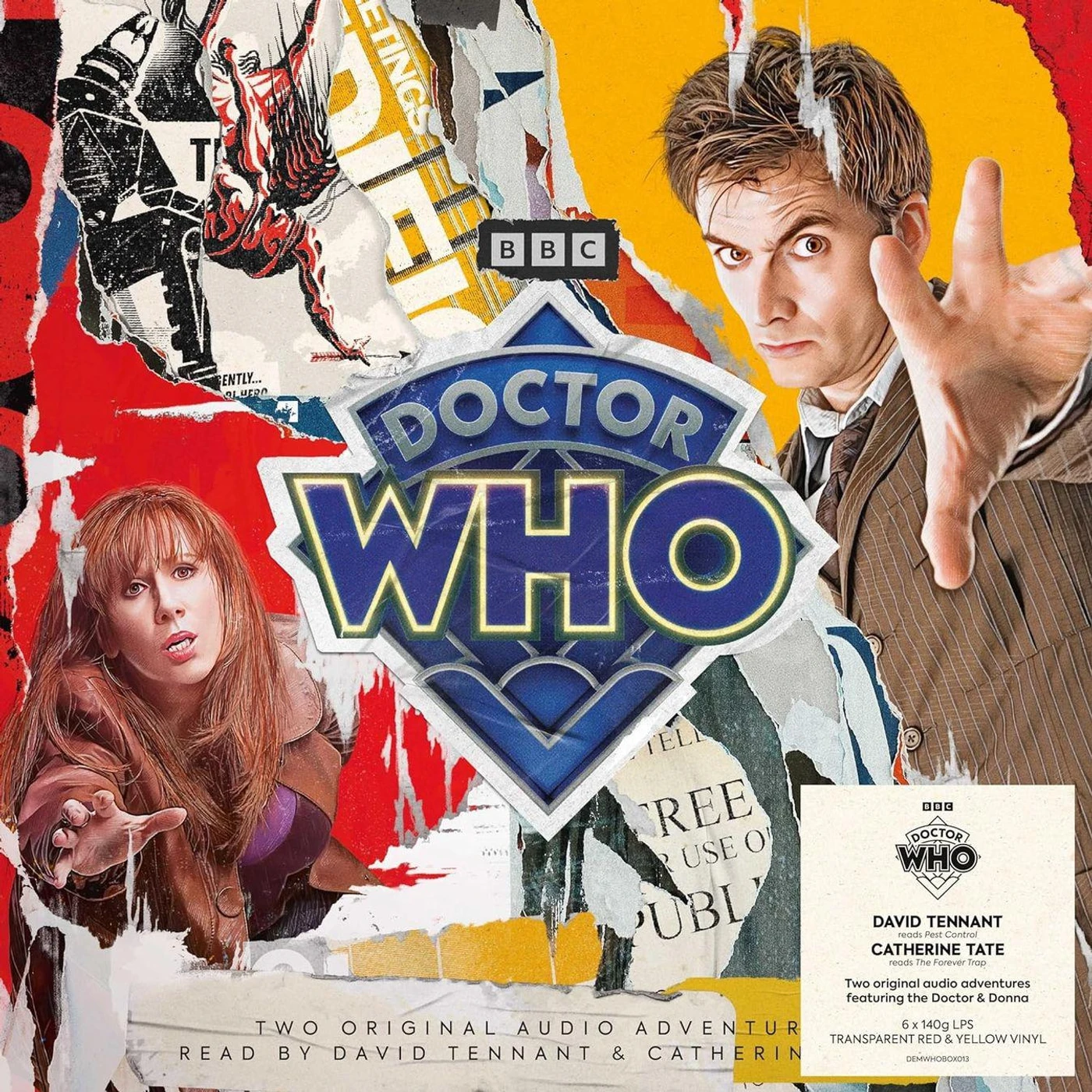 Doctor Who Pest Control & The Forever Trap Original Soundtrack (6LP/Transparent Red & Yellow) Vinyl Record