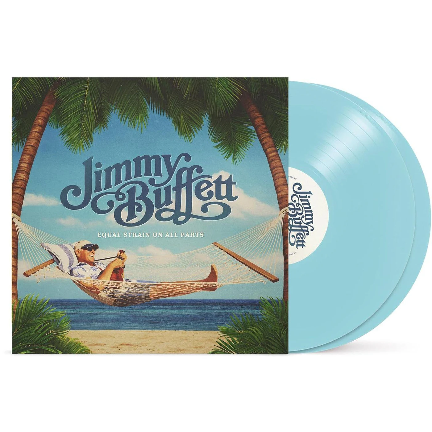 Jimmy Buffett Equal Strain On All Parts (Electric Blue Vinyl/2Lp) Vinyl Record