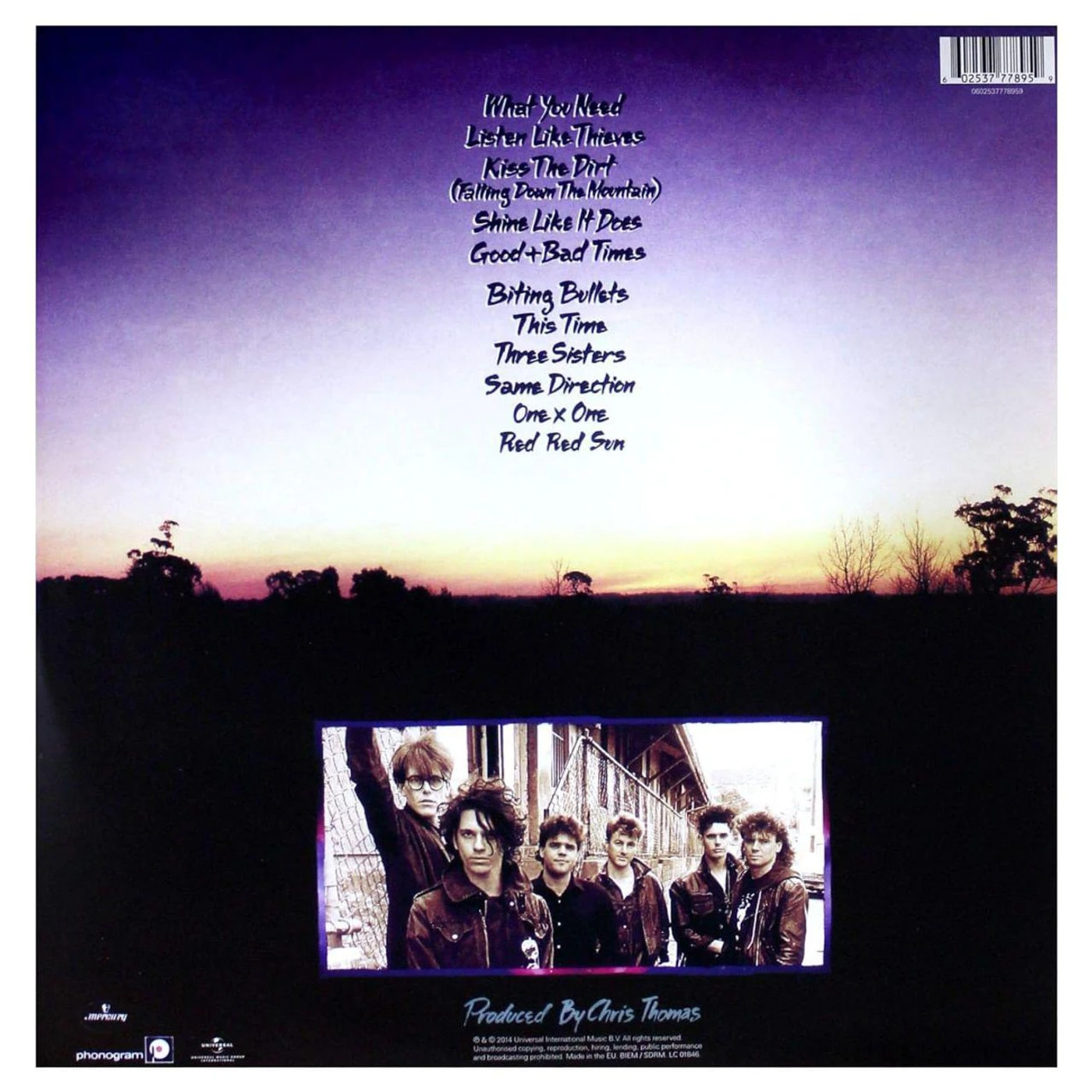 INXS LISTEN LIKE THIEVES Vinyl Record