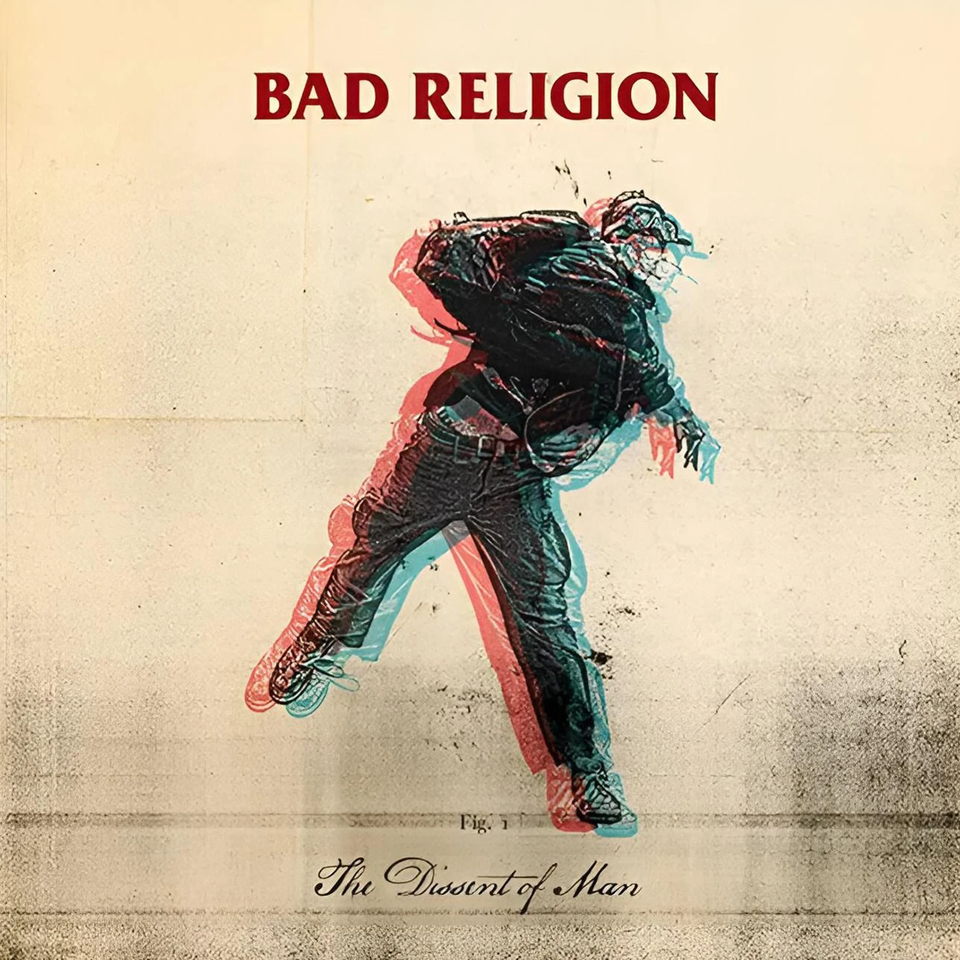 Bad Religion Dissent Of Man (Gold & Black Marbled) Vinyl Record