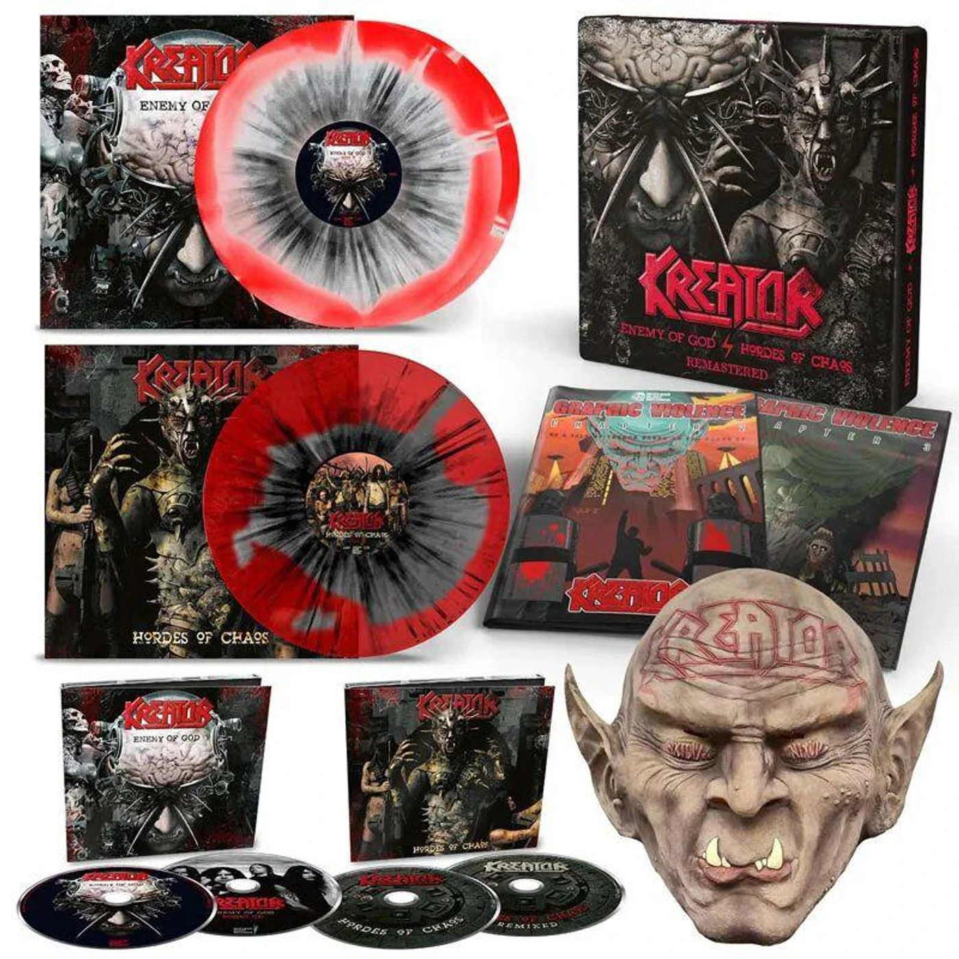 Kreator Enemy Of God/Hordes Of Chaos (7LP + CD Boxset) Vinyl Record