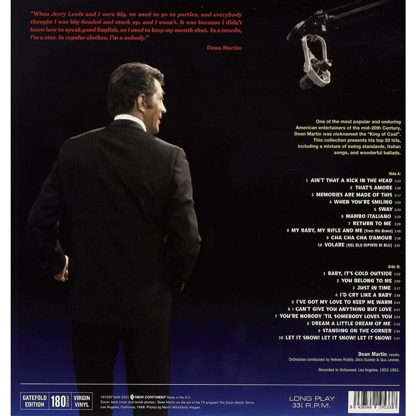 Dean Martin Greatest Hits Vinyl Record