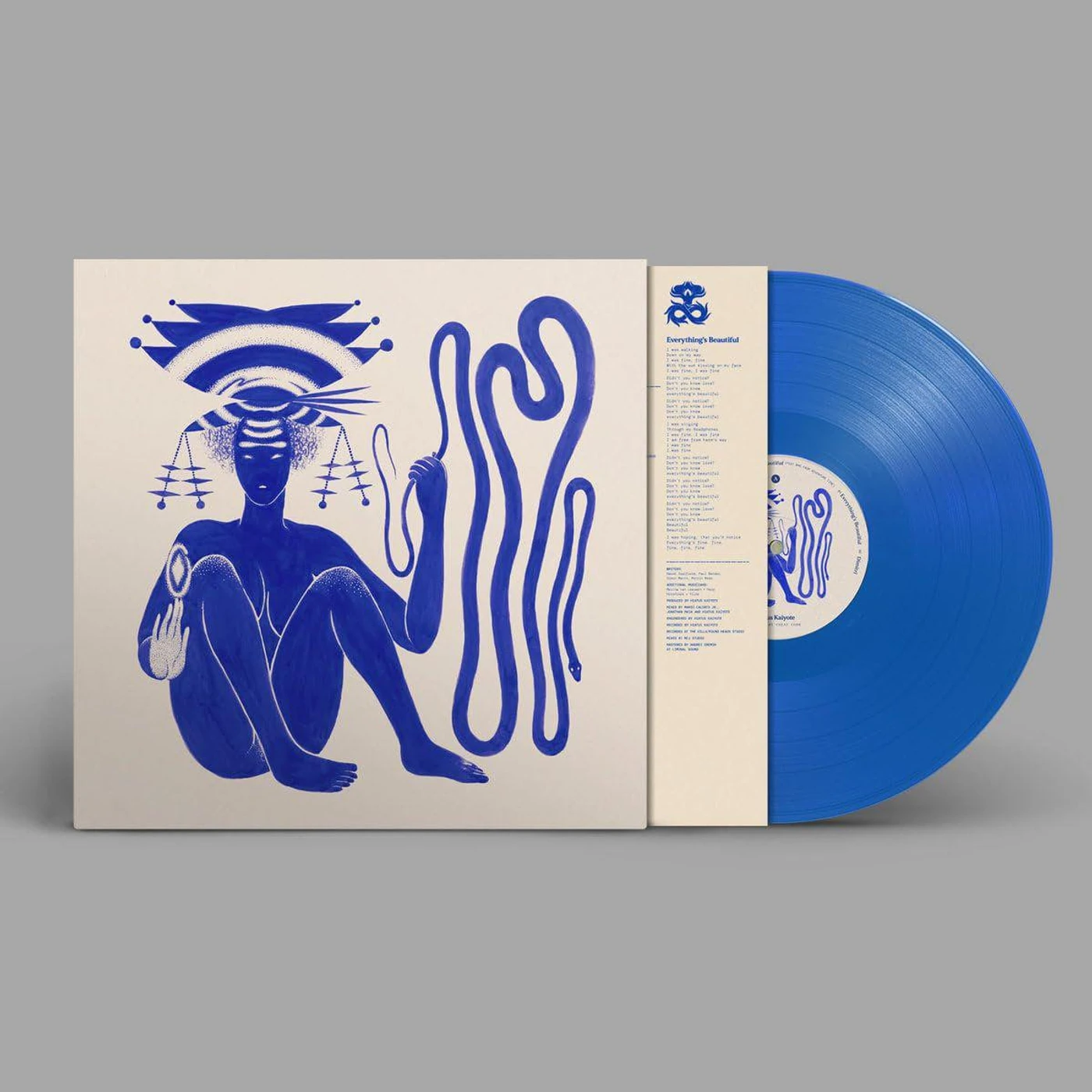 Hiatus Kaiyote Love Heart Cheat Code (Blue) Vinyl Record