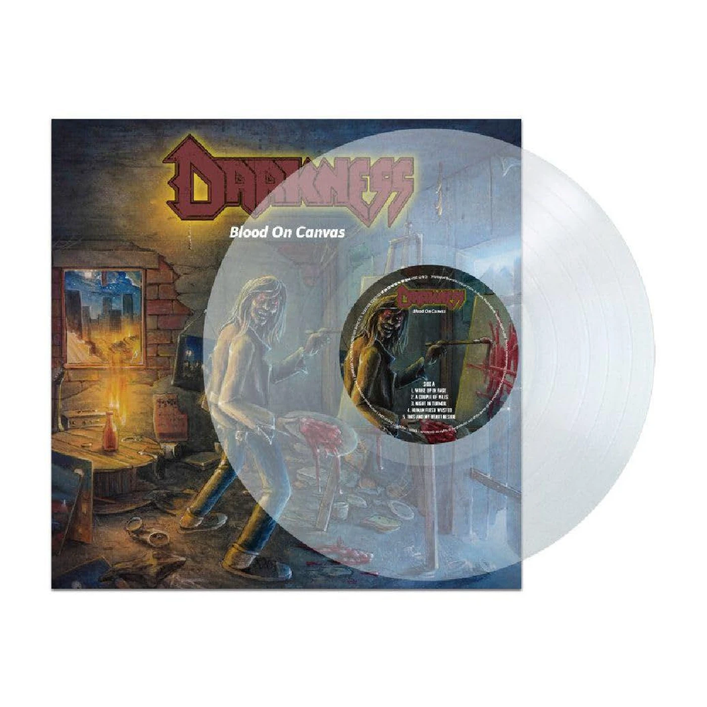 Darkness  Blood On Canvas (Clear) Vinyl Record