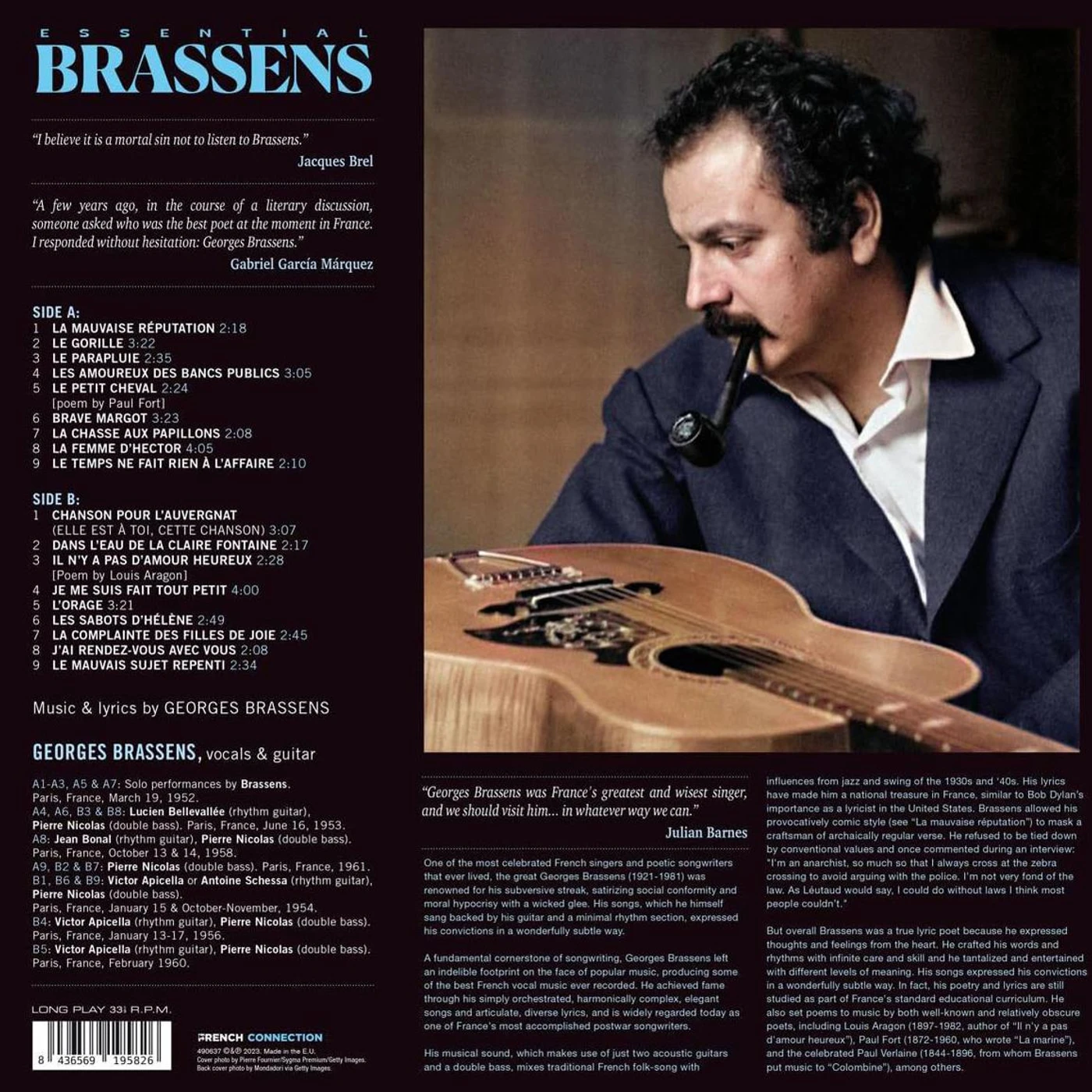 Georges Brassens Essential Brassens (Limited/180G) Vinyl Record