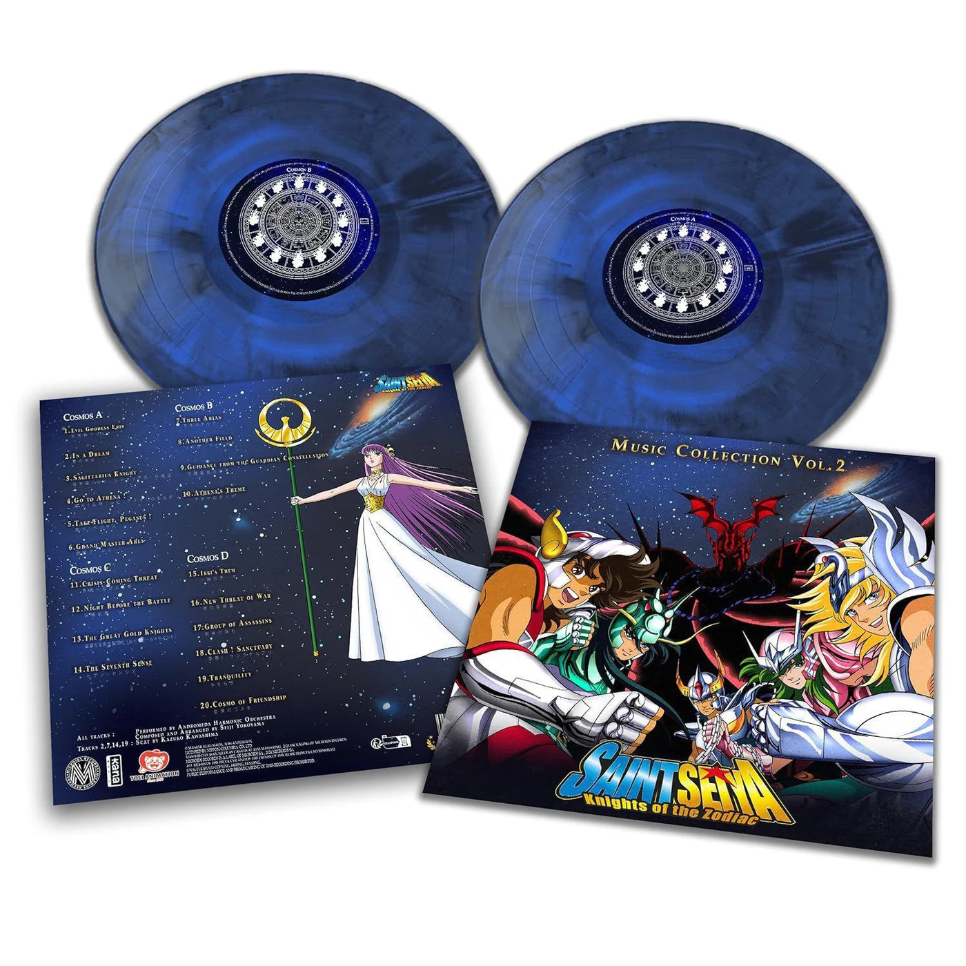 Seiji Yokoyama  Saint Seiya (Original Soundtrack/Volume 2) [Limited Edition/2LP/Blue] Vinyl Record
