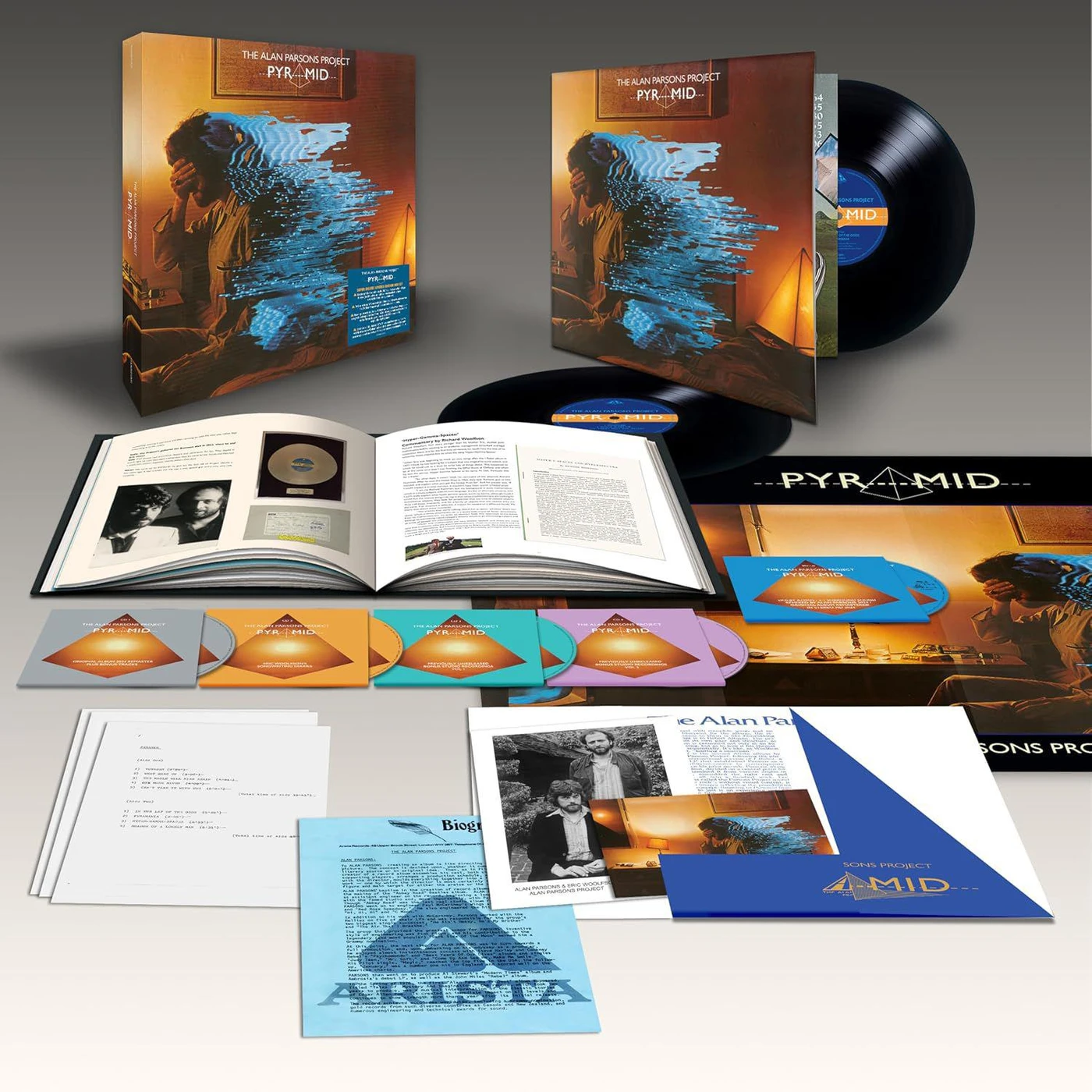 The Alan Parsons Project Pyramid (Super Deluxe/4CD/2lp/Blu-ray) Vinyl Record
