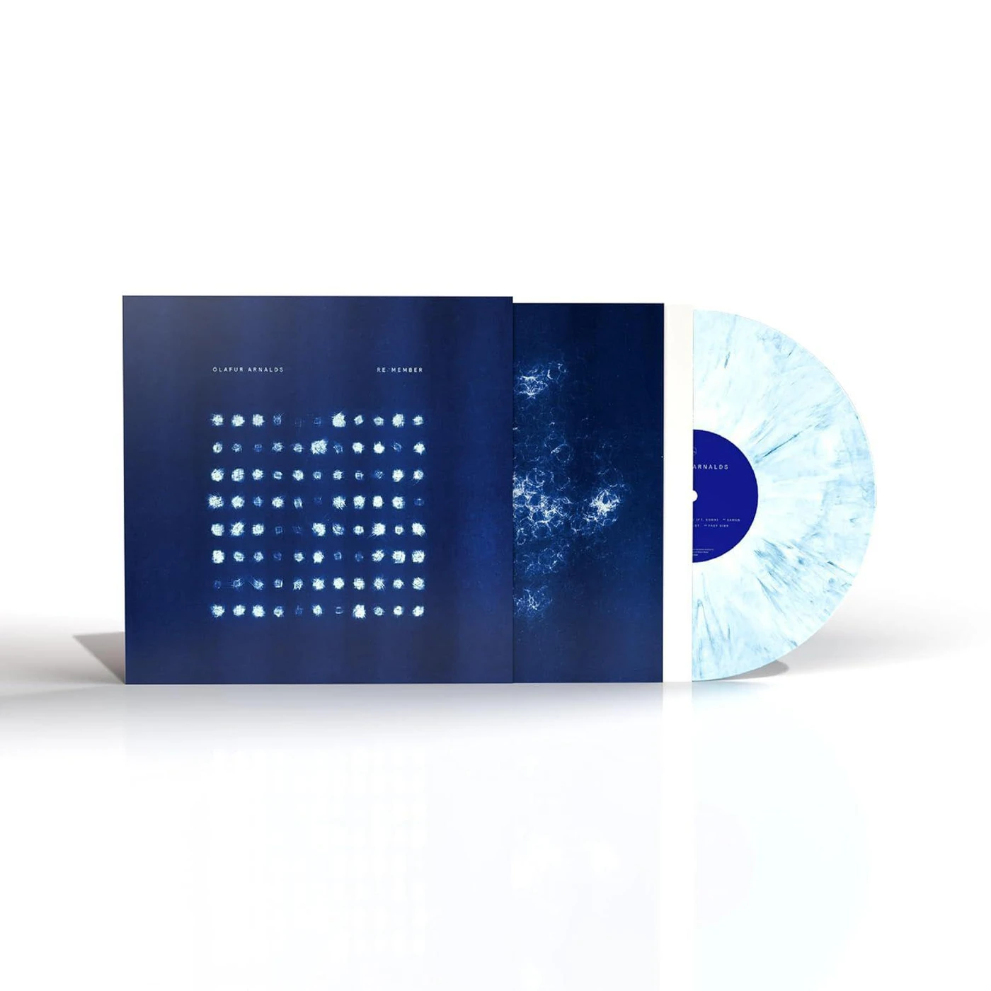 Ólafur Arnalds Re:member (Blue/White Splatter) Vinyl Record