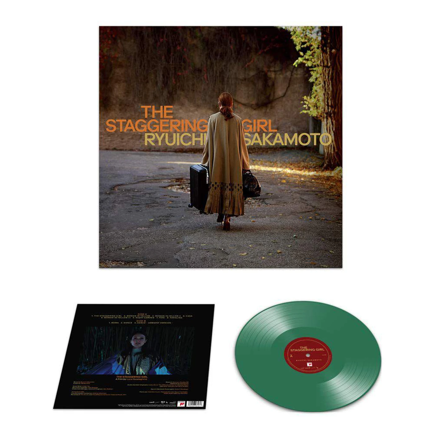 Ryuichi Sakamoto STAGGERING GIRL Original Soundtrack (180G/GREEEN VINYL) Vinyl Record