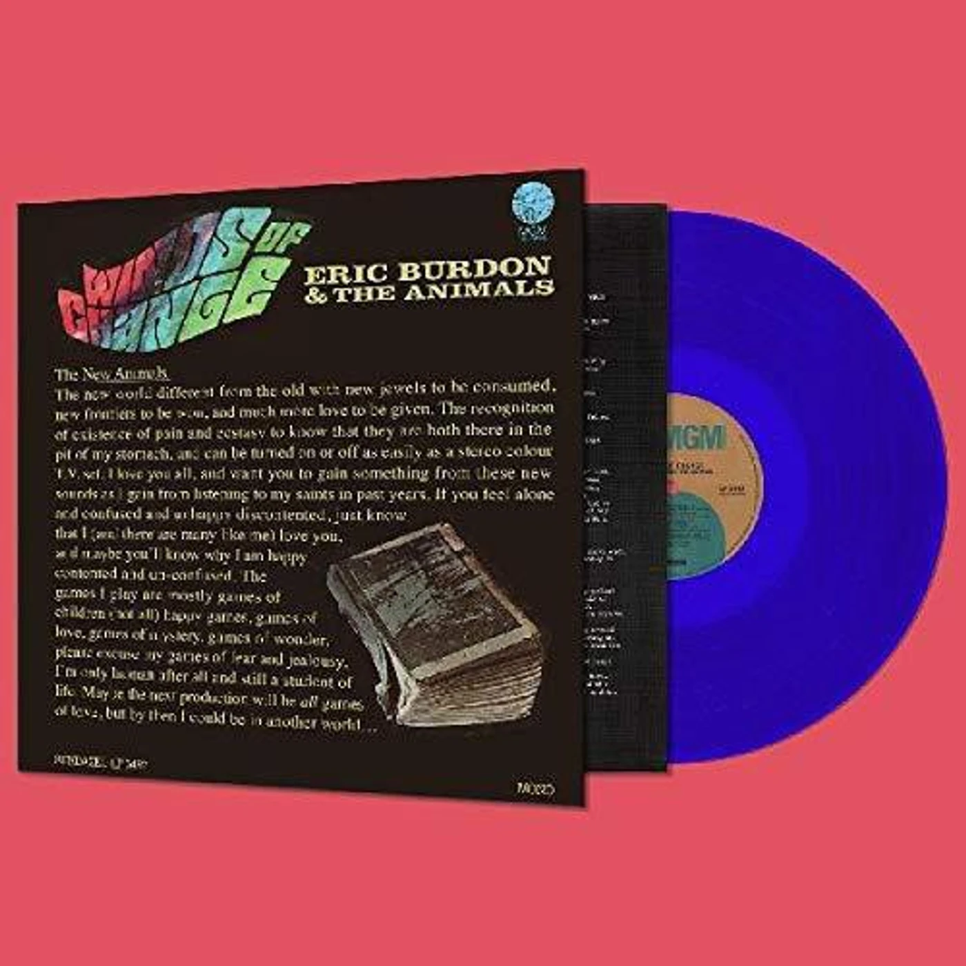 The Animals WINDS OF CHANGE (BLUE VINYL) Vinyl Record
