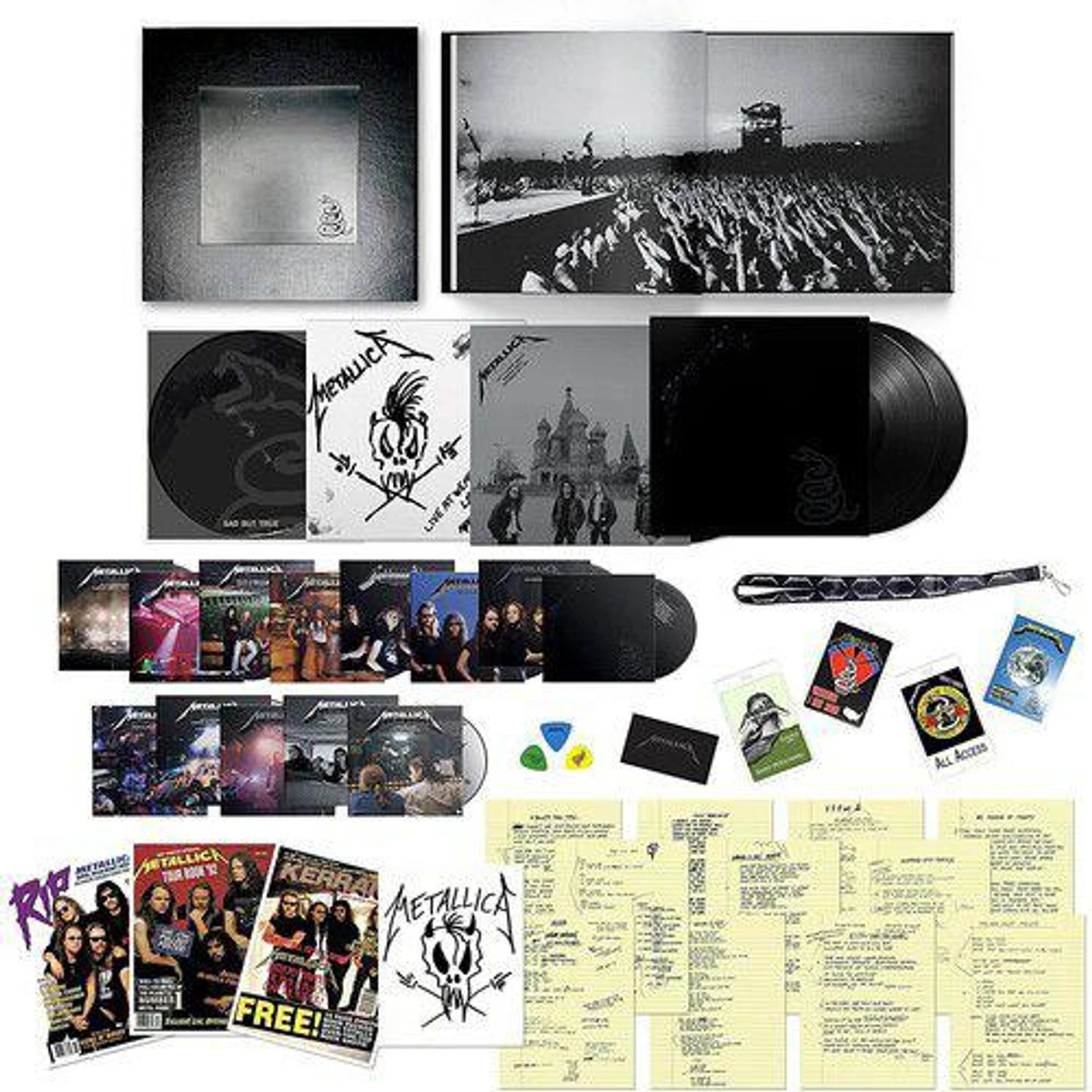  Metallica (Deluxe/Remastered/5LP/14CD/6DVD) Vinyl Record
