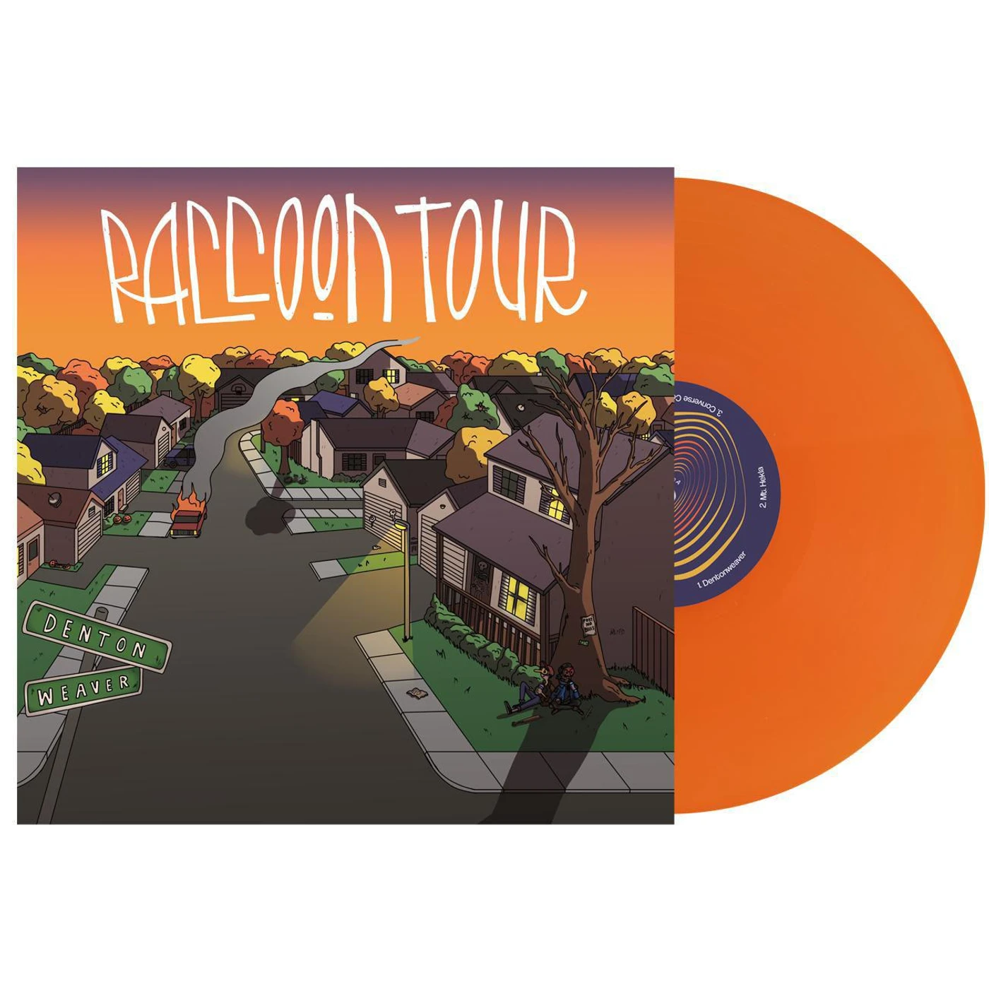 Raccoon Tour DENTONWEAVER (HALLOWEEN ORANGE VINYL) Vinyl Record