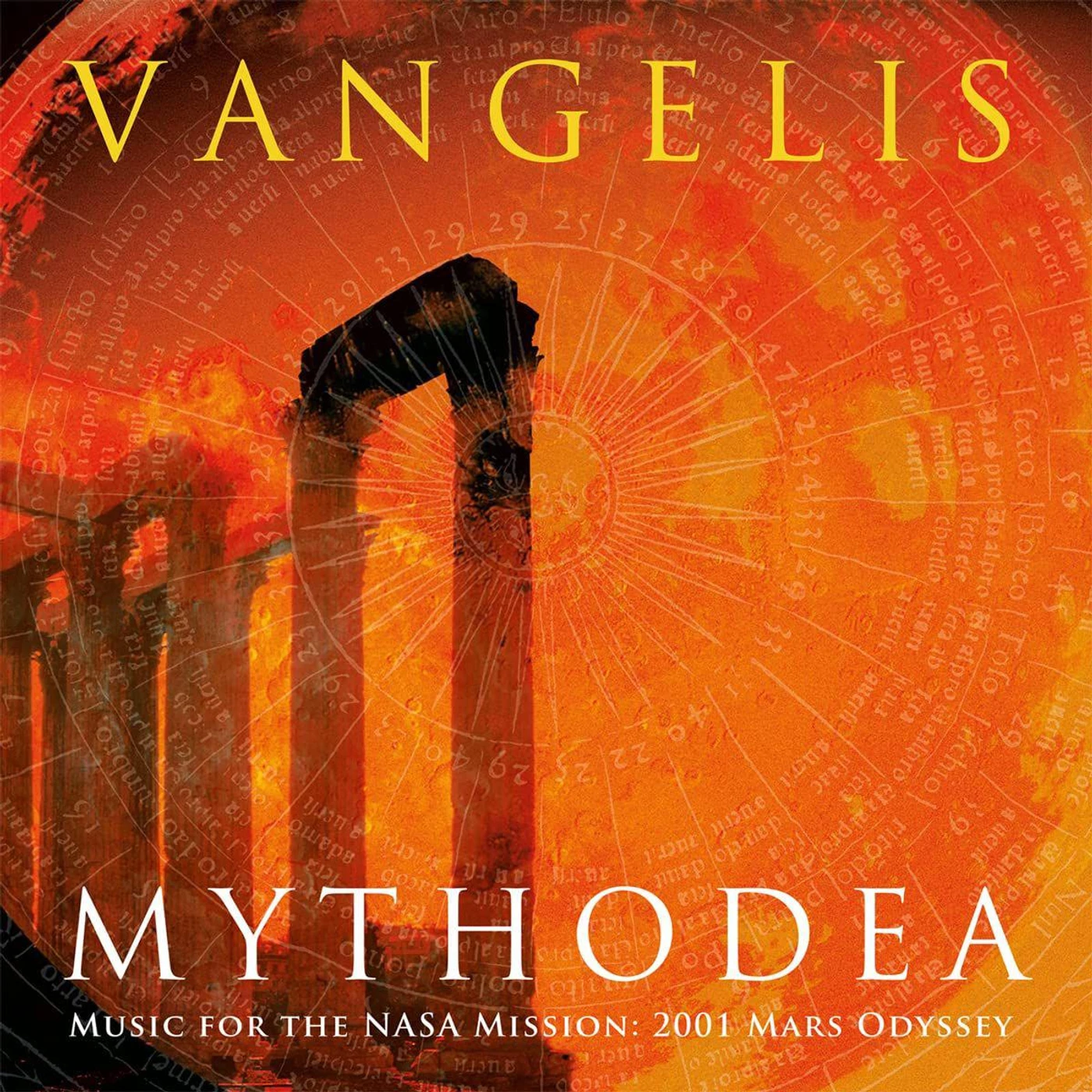 Vangelis MYTHODEA (MUSIC FOR THE NASA MISSION 2001 MARS ODYSSEY) (2LP/LIMITED/FLAMING VINYL/180G) Vinyl Record
