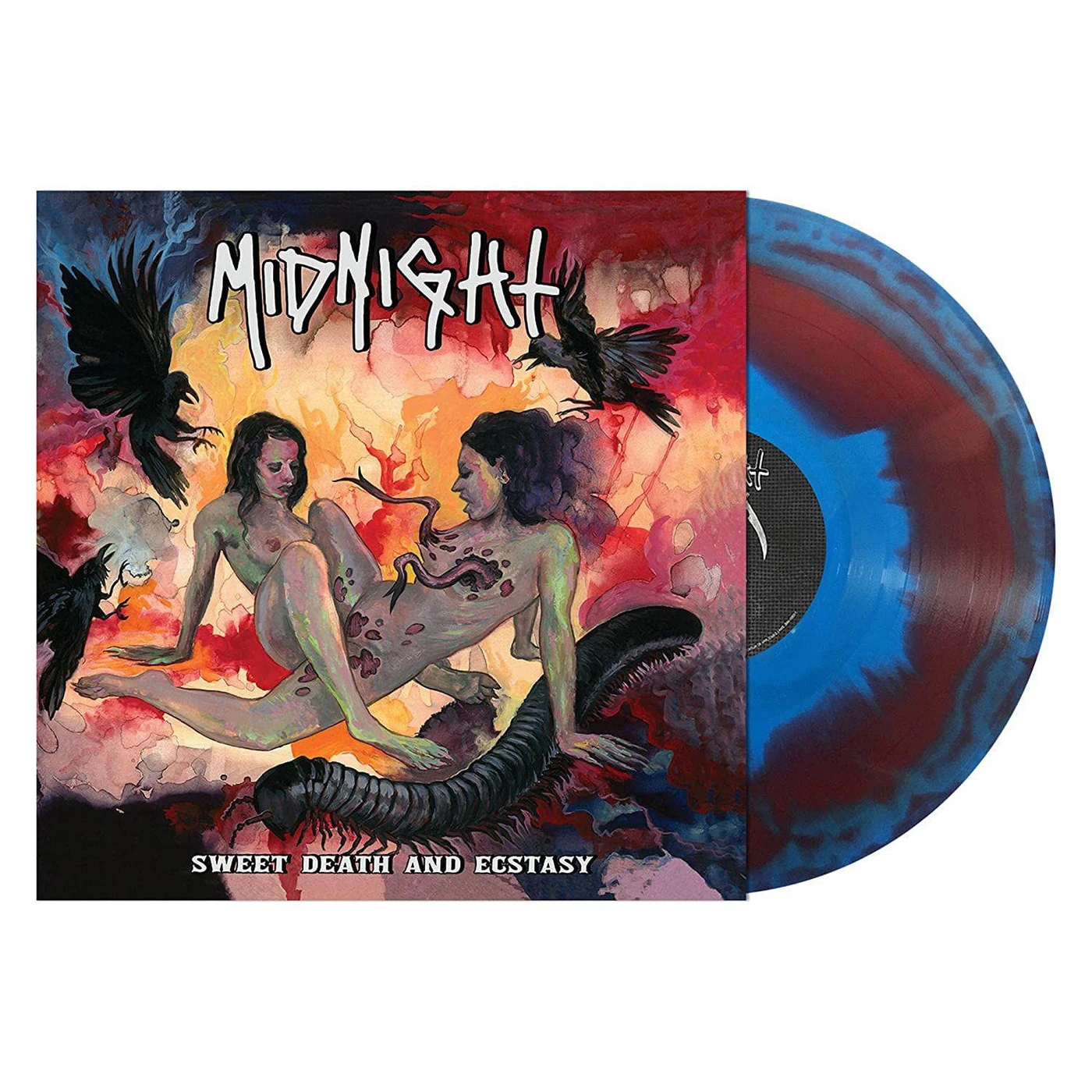 Midnight Sweet Death & Ecstasy (Oxblood/Cyan Melt) Vinyl Record