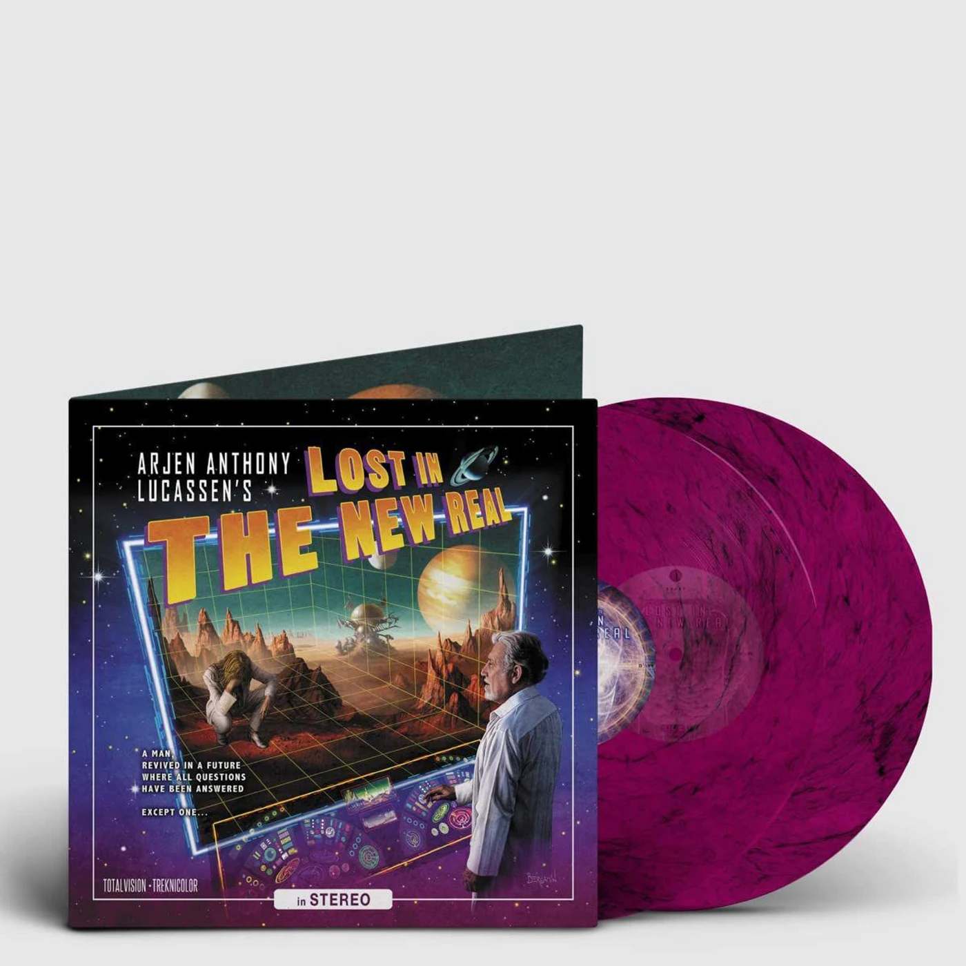Arjen Anthony Lucassen Lost In The New Real (Purple Marbled) Vinyl Record