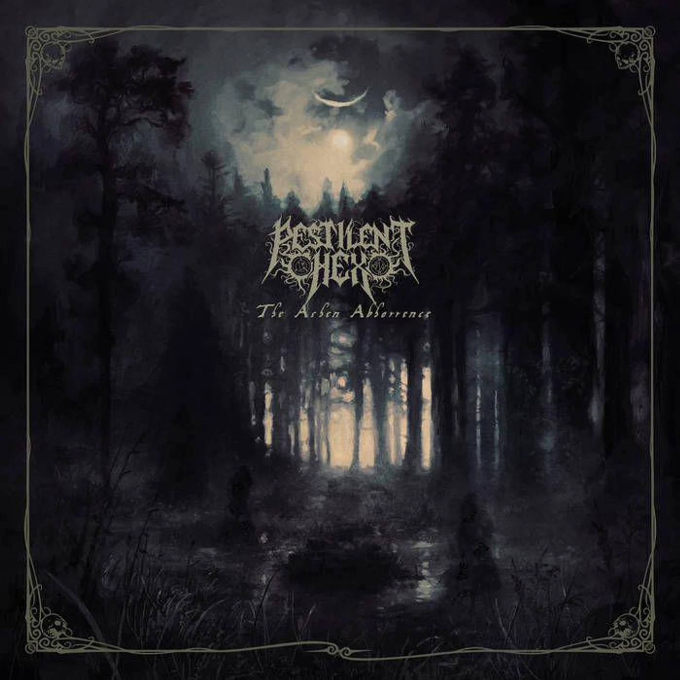 Pestilent Hex Ashen Abhorrence (Black / Blue Galaxy Effect Heavy vinyl) vinyl record