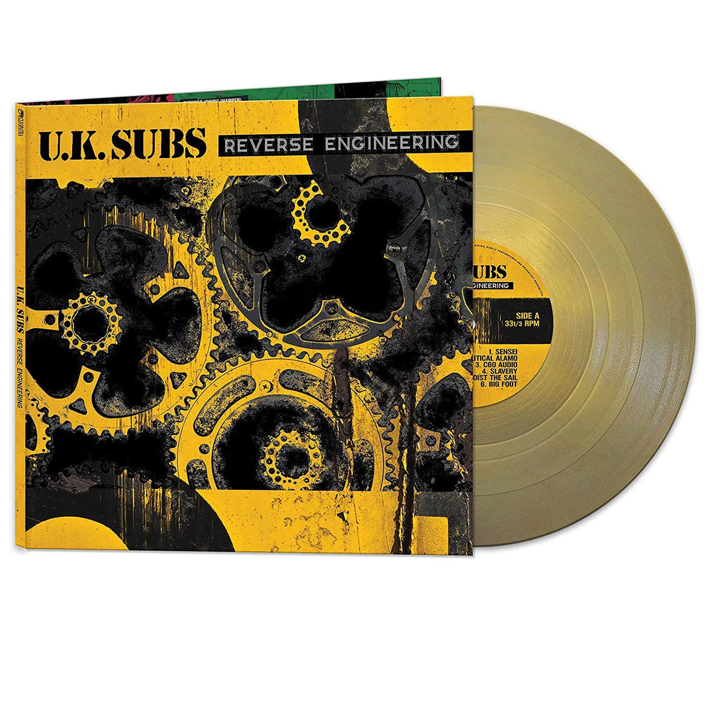 U.K. Subs Reverse Engineering (Gold Vinyl Record)