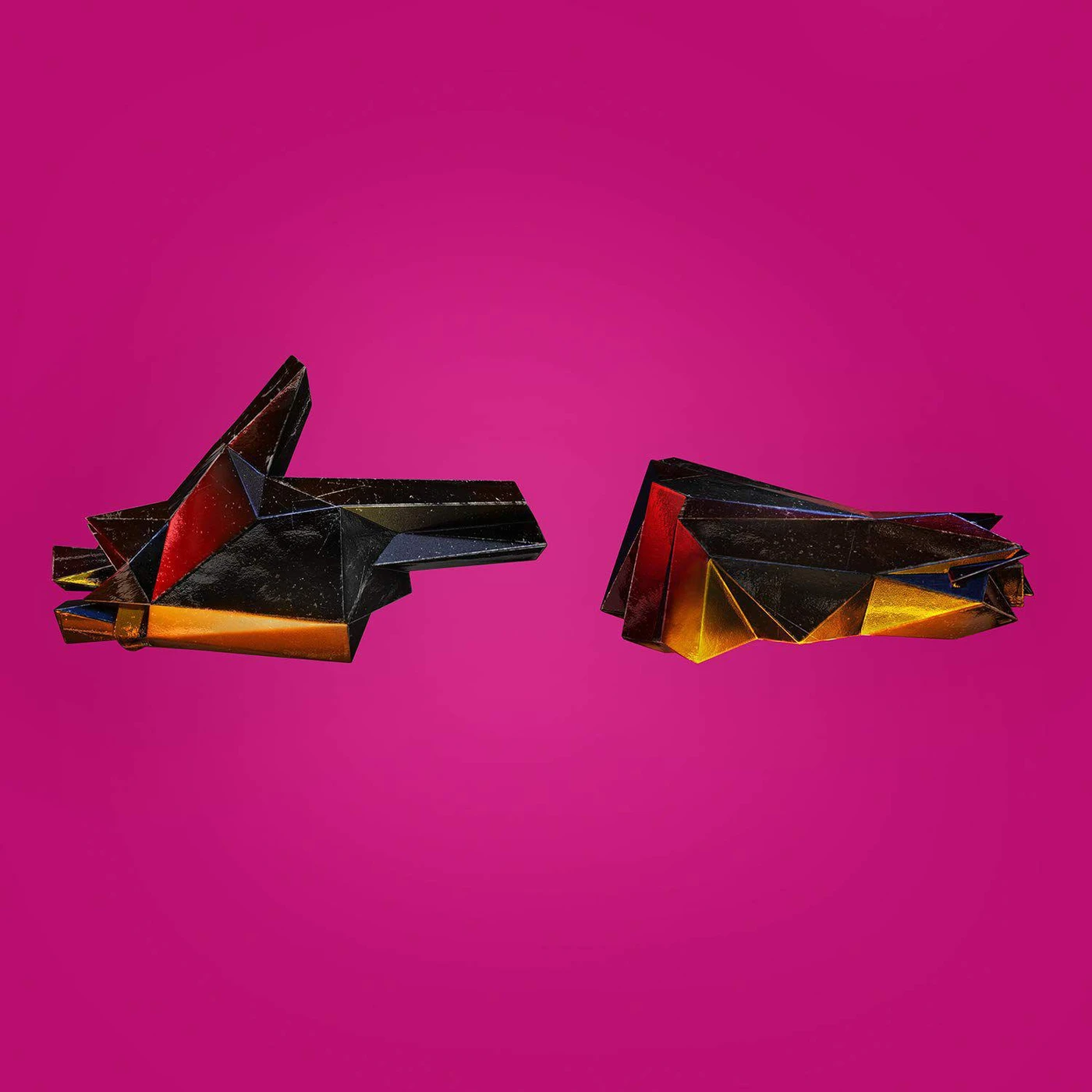 Run The Jewels RTJ4 (TOUR EDITION/CLEAR W/ BLACK, BLUE & PINK SPLATTER VINYL/2LP) Vinyl Record
