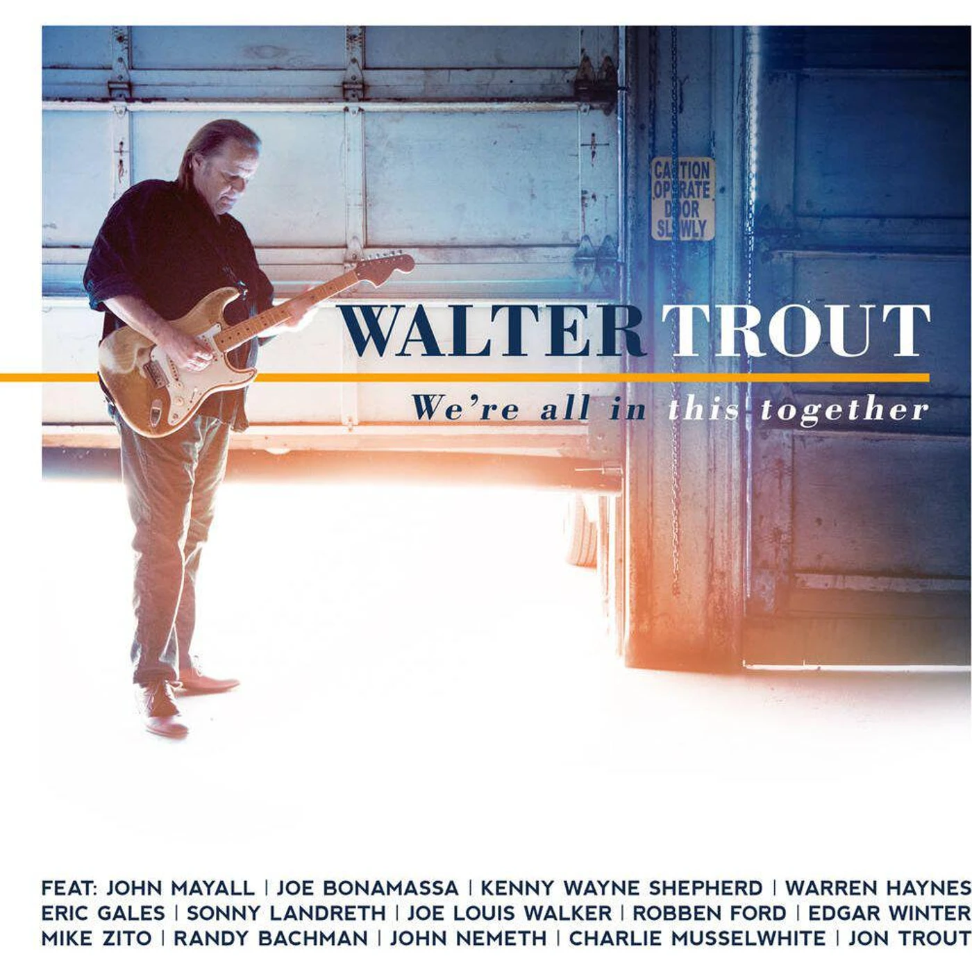 Walter Trout We're All In This Together (Blue/140g) Vinyl Record