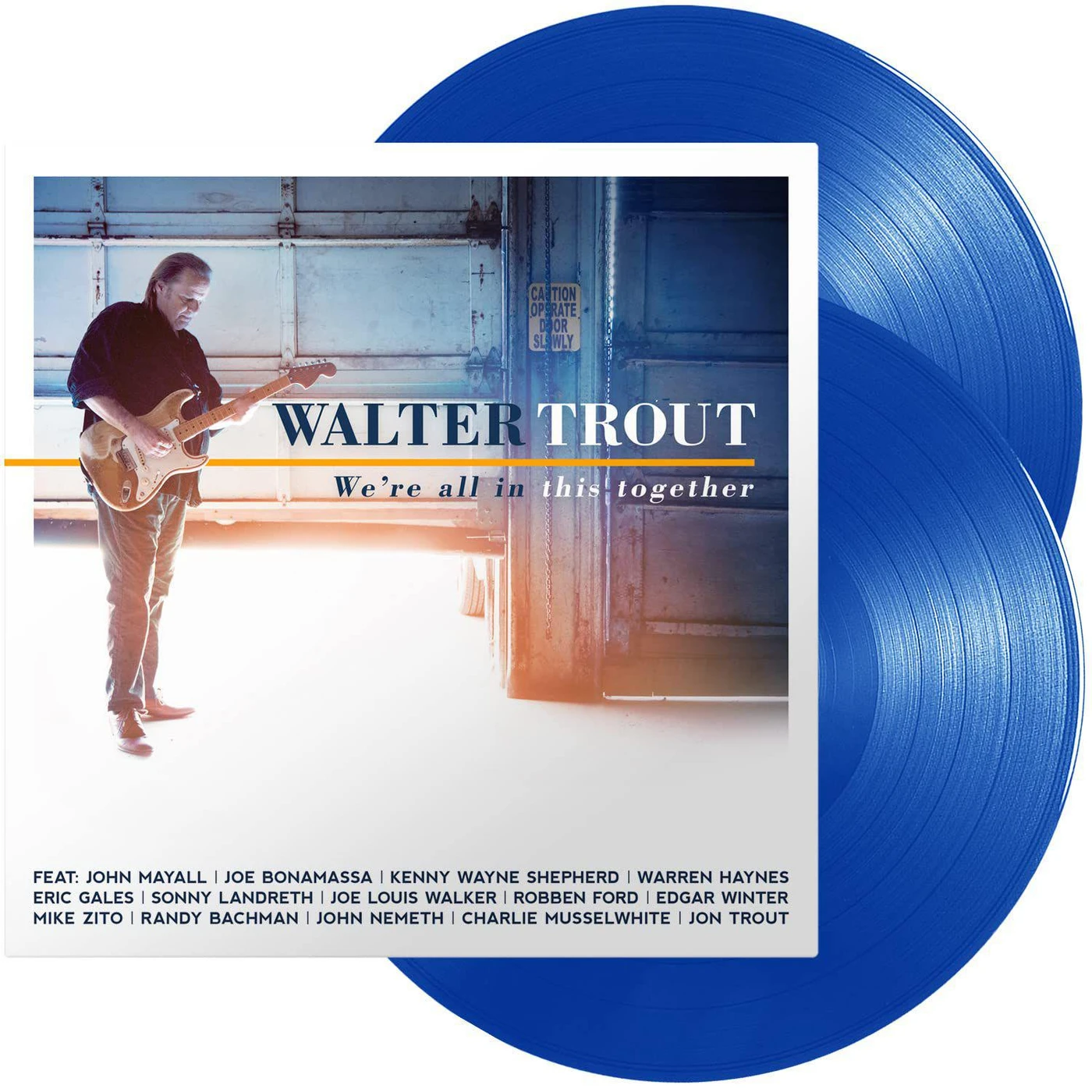 Walter Trout We're All In This Together (Blue/140g) Vinyl Record