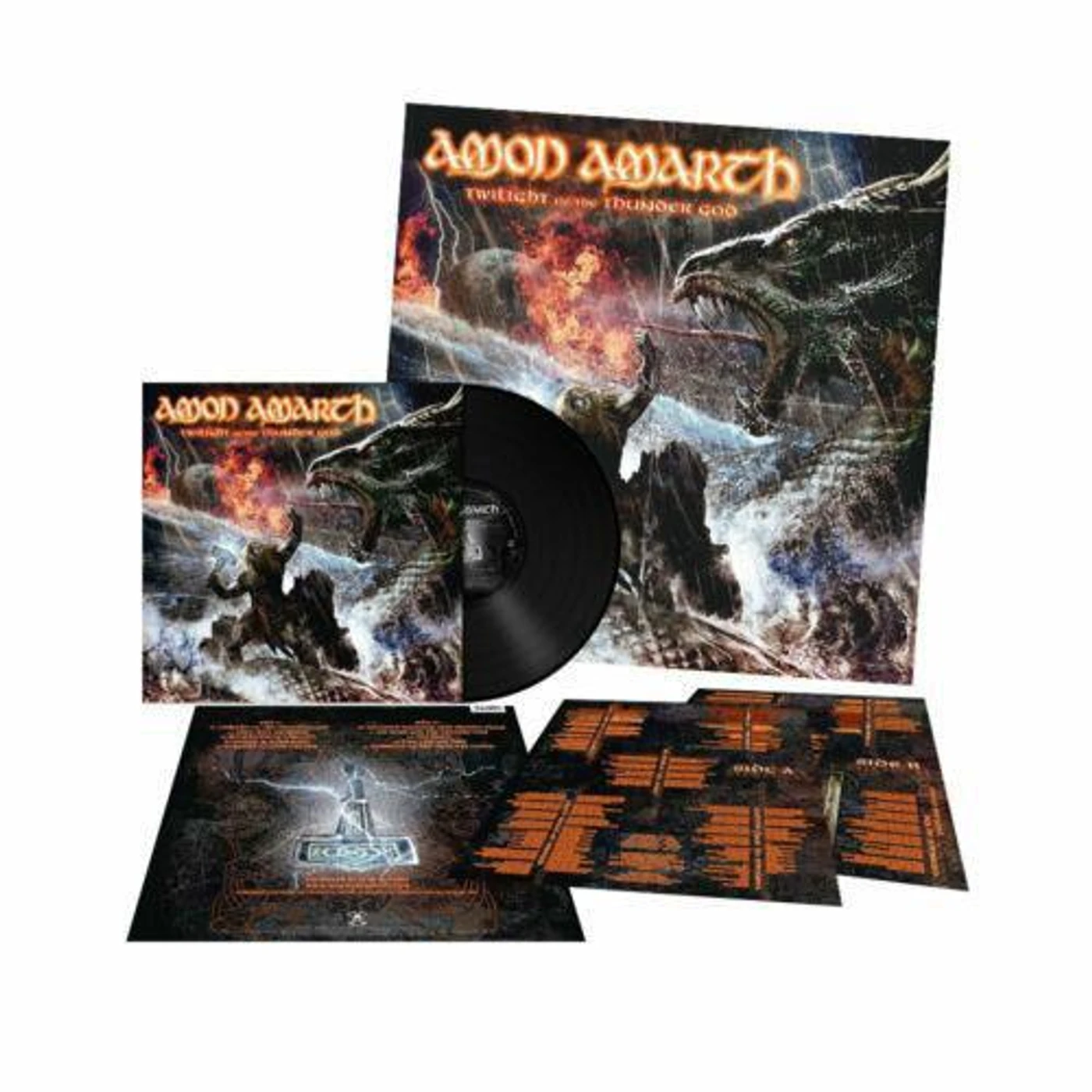 Amon Amarth TWILIGHT OF THE THUNDER GOD (180G) Vinyl Record