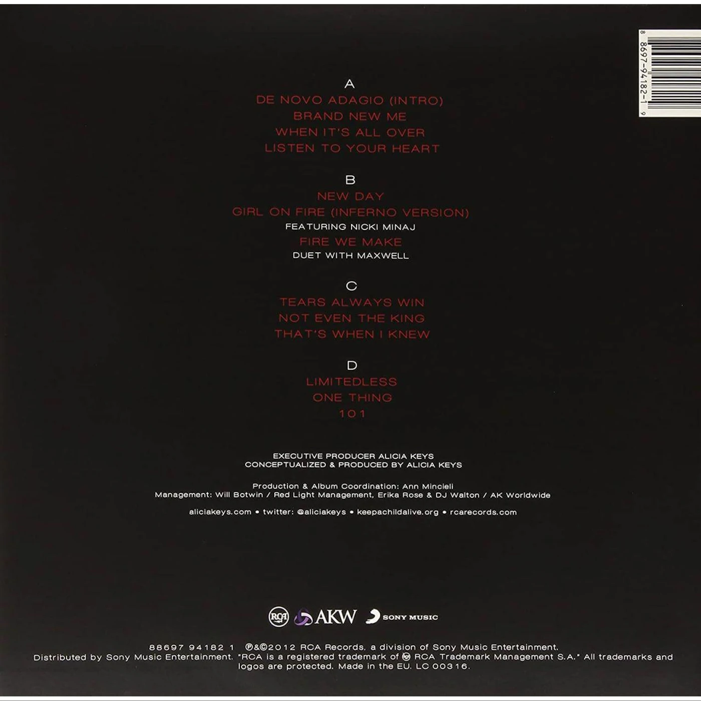 Alicia Keys Girl On Fire Vinyl Record